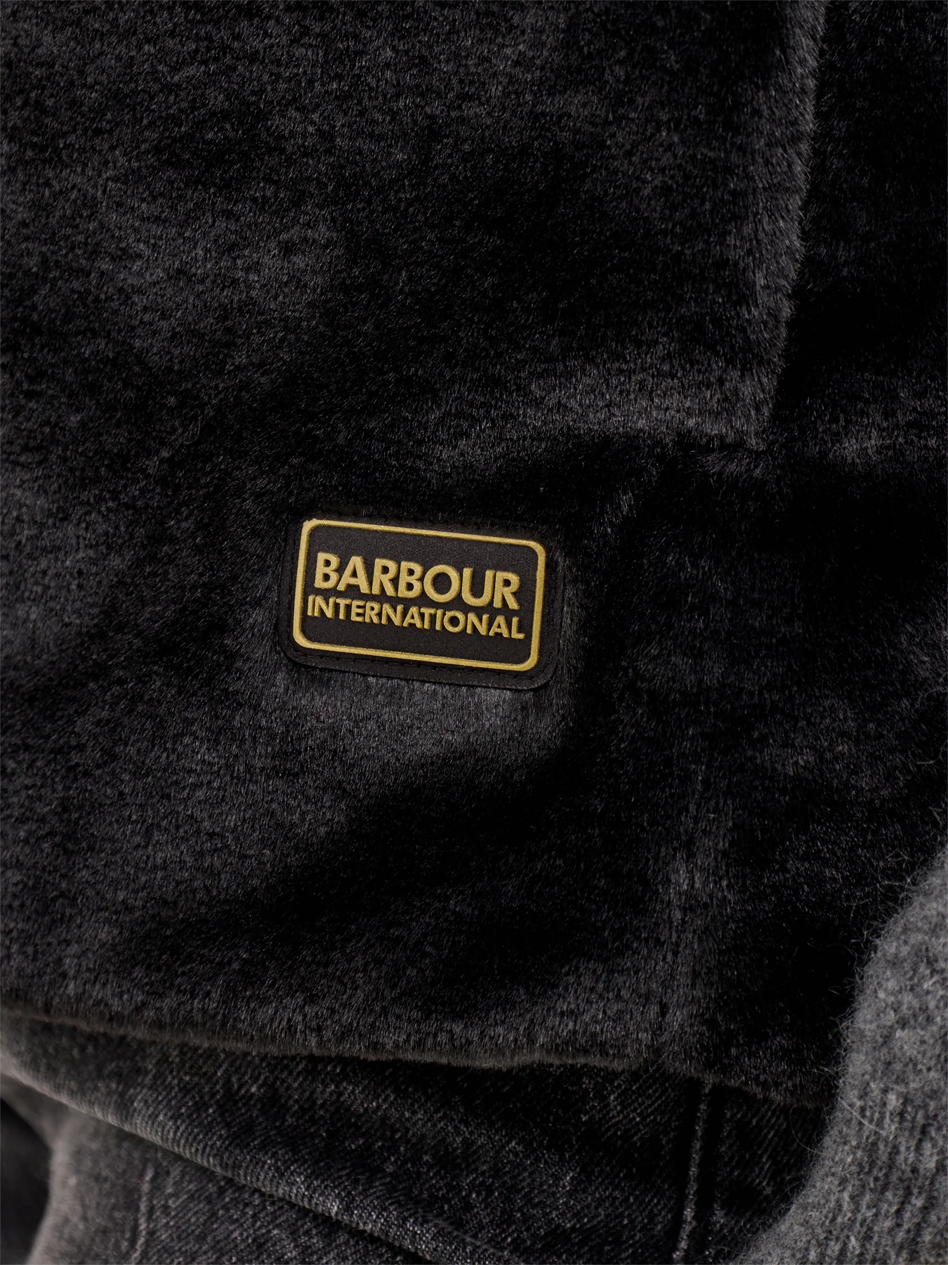 Milan Fur Trim Gilet Black - Image 3