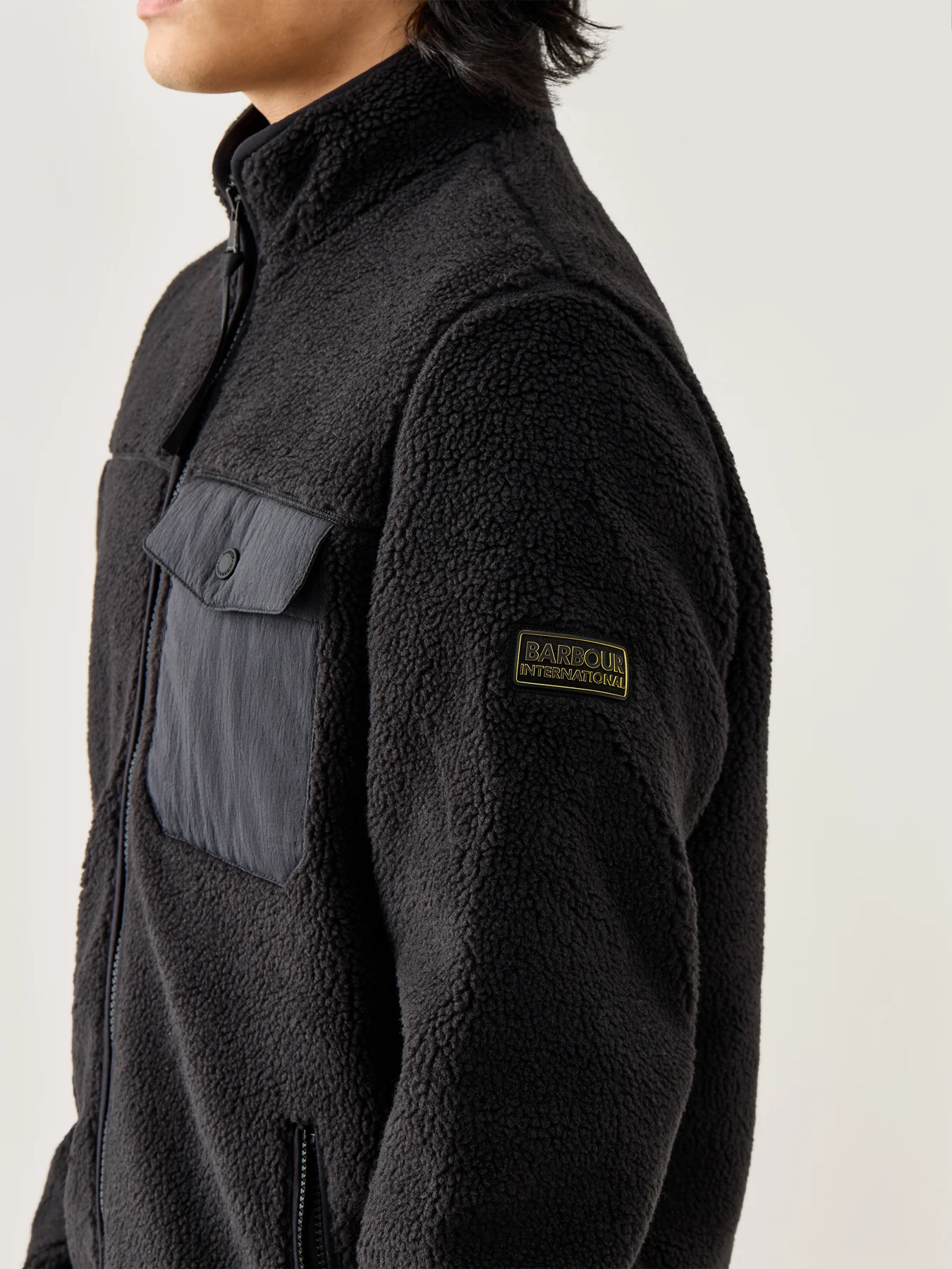 Fleece Jacket Black - Image 3