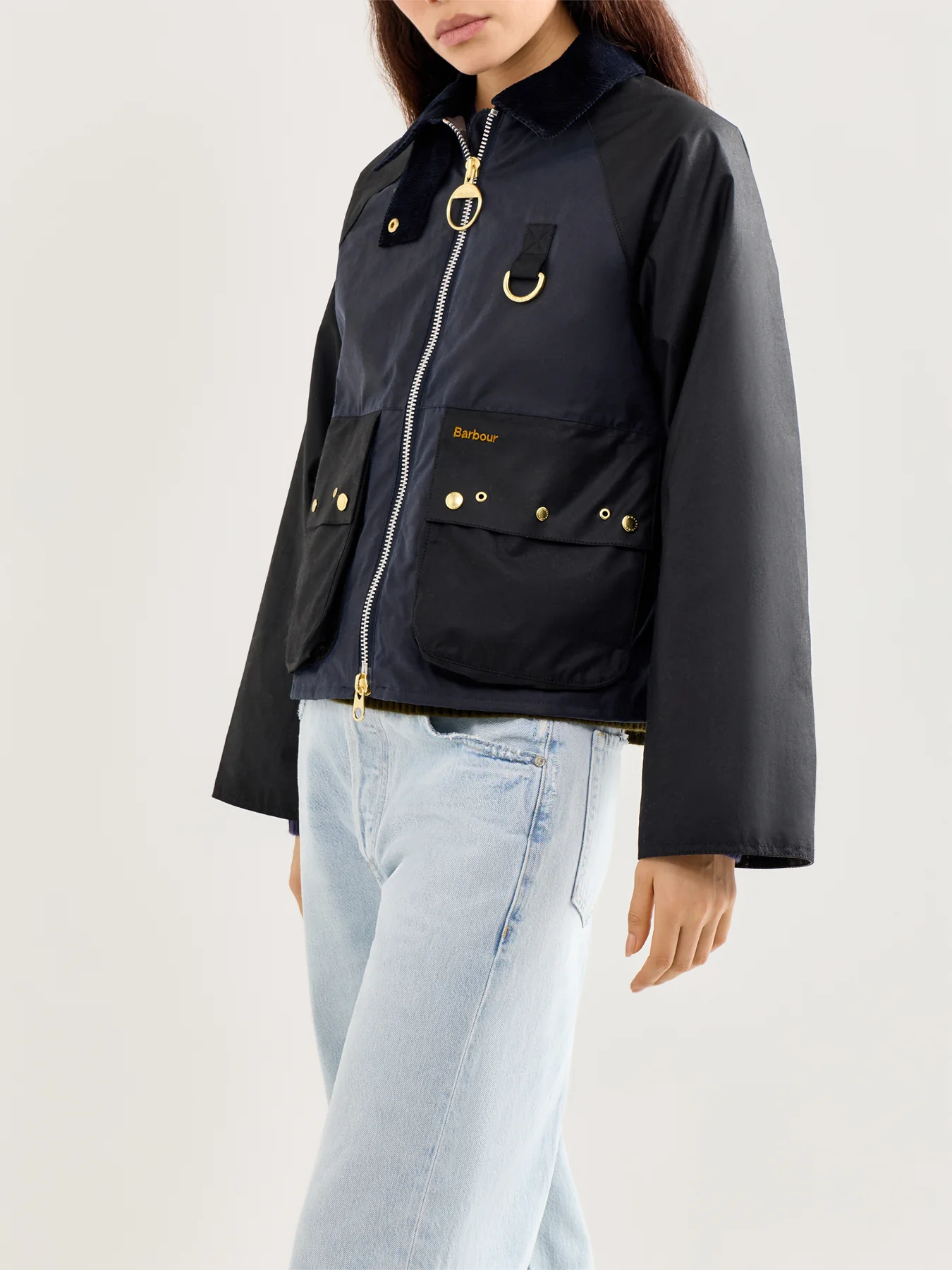 Kearton Wax Jacket Navy - Image 4