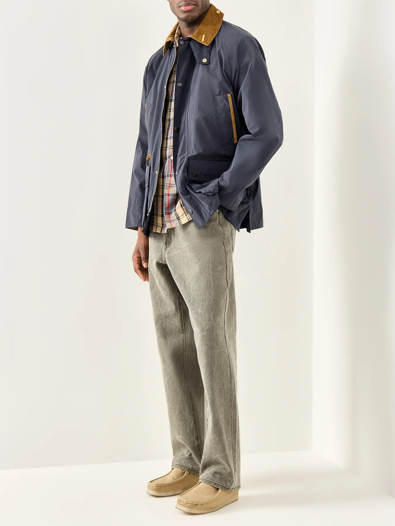Icons Bedale Casual Jacket Navy - Image 2