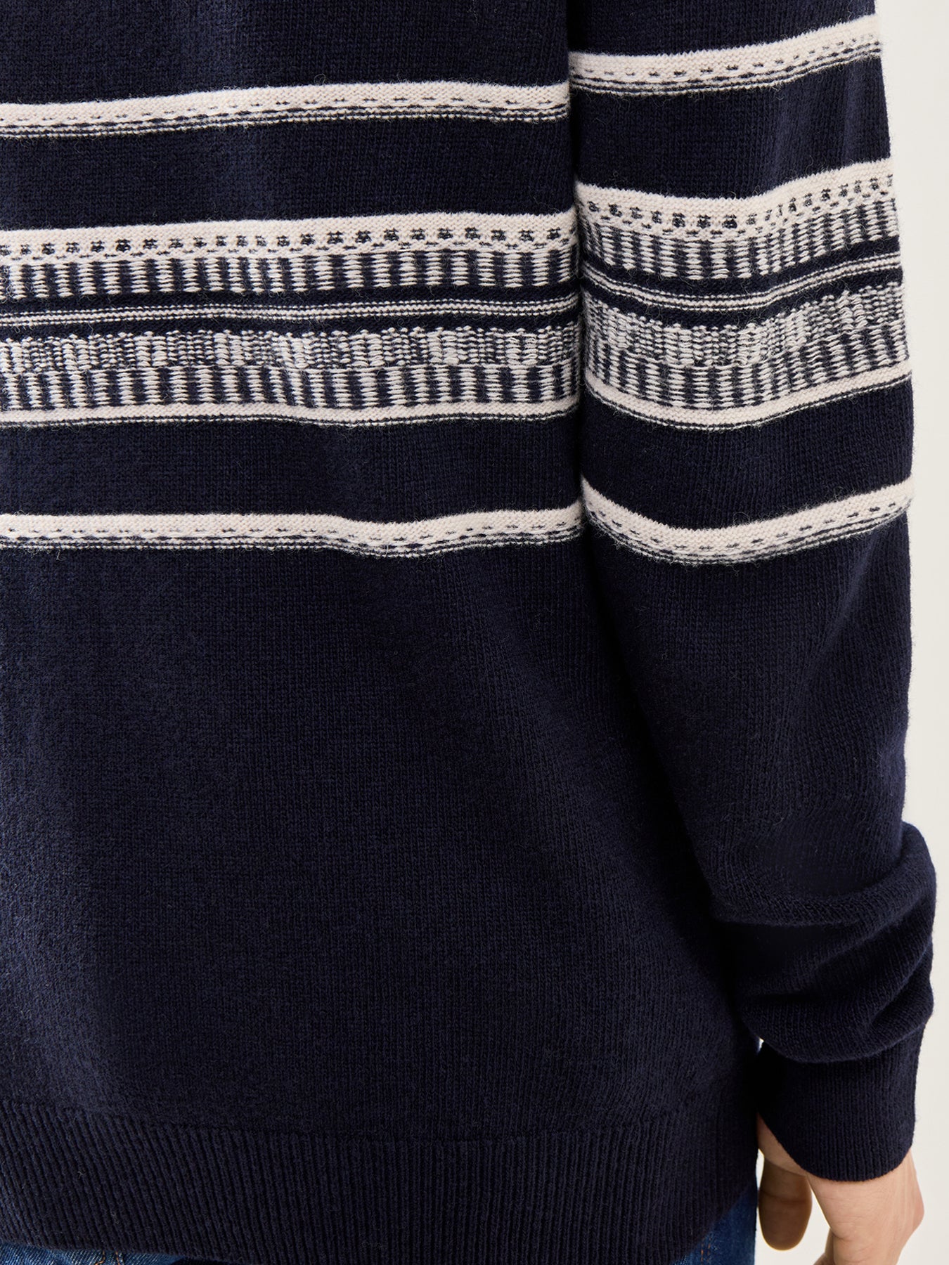 Kepwick Half Zip Jumper Navy - Image 3
