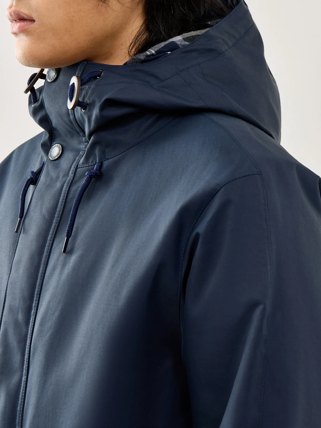Modern Lorden Showerproof Mac Navy - Image 3