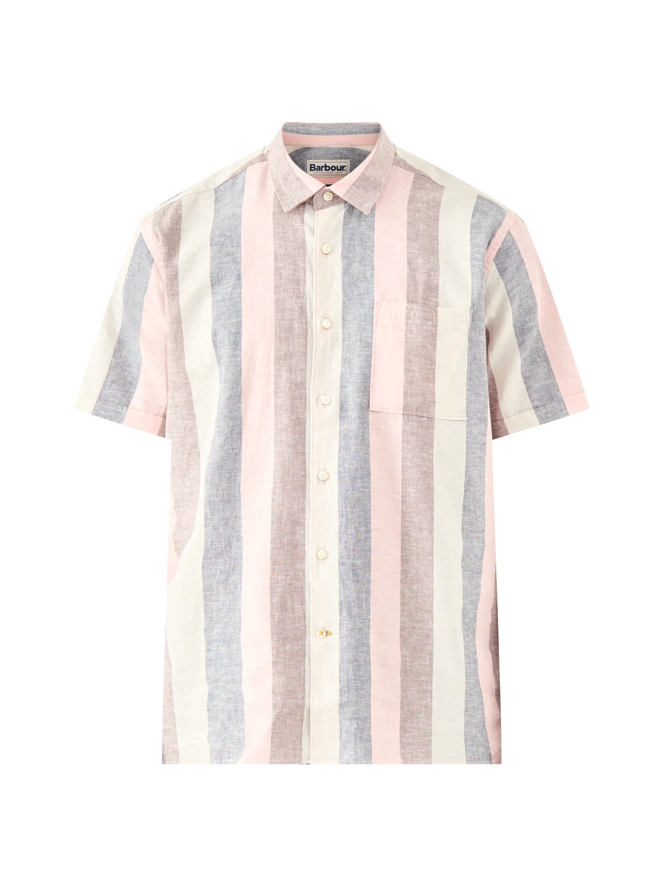 Portwell Short Sleeve Summer Fit Shirt Pink