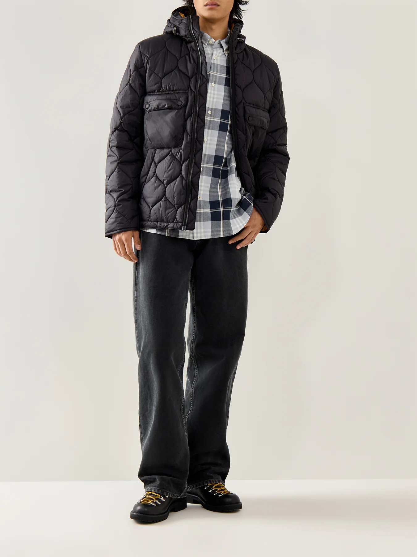 Mens Re-Engineered Hooded Spey Quilted Jacket - Image 2