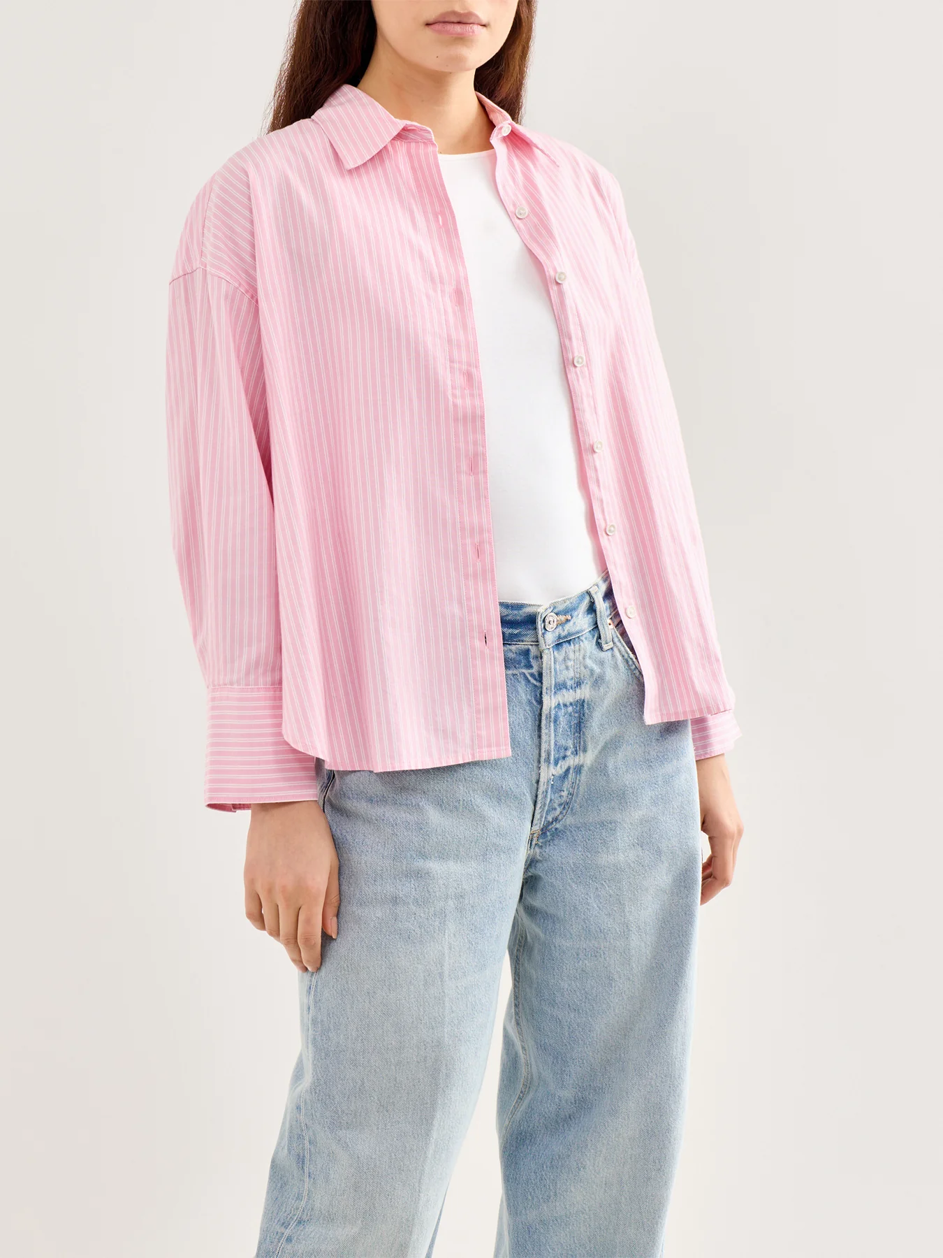 Rosie Button Shirt Pink - Image 5