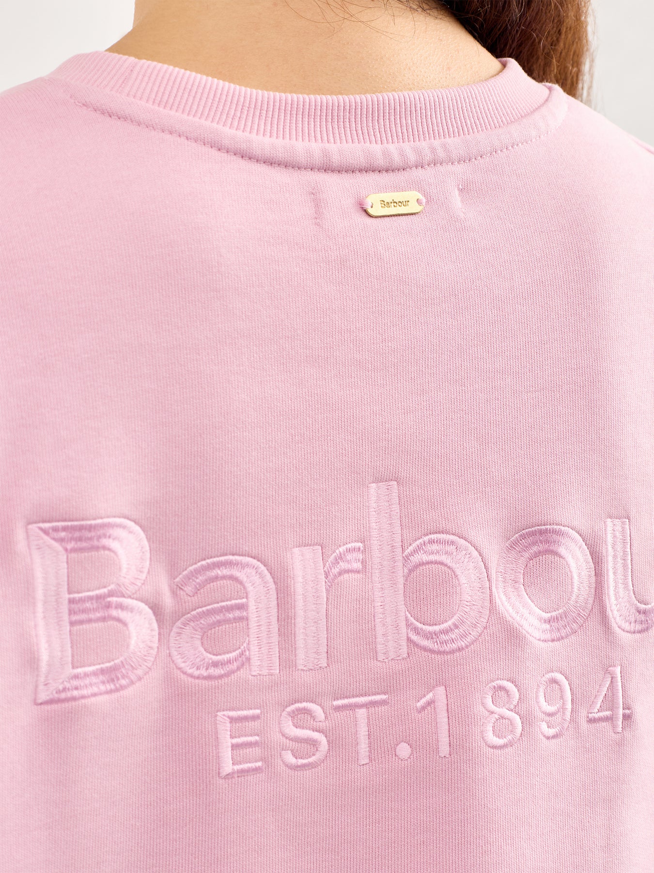 Rosie Cotton Sweatshirt Pink - Image 3