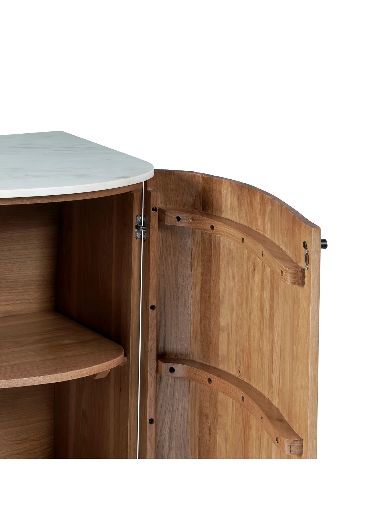Cambria Oak 3 Door Sideboard - Image 3