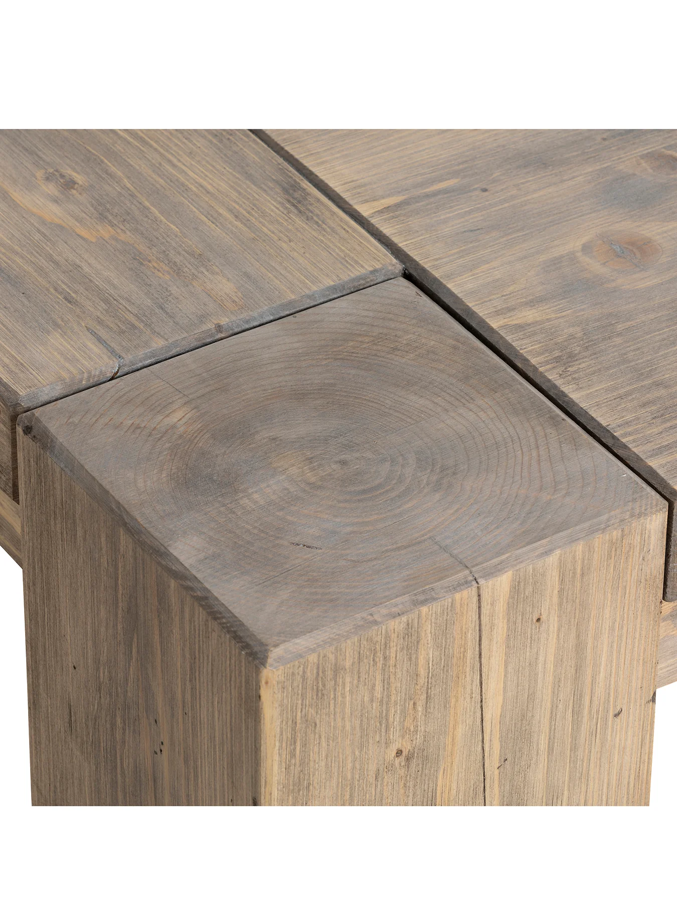 Huxley Reclaimed Wood Square Coffee Table - Image 3