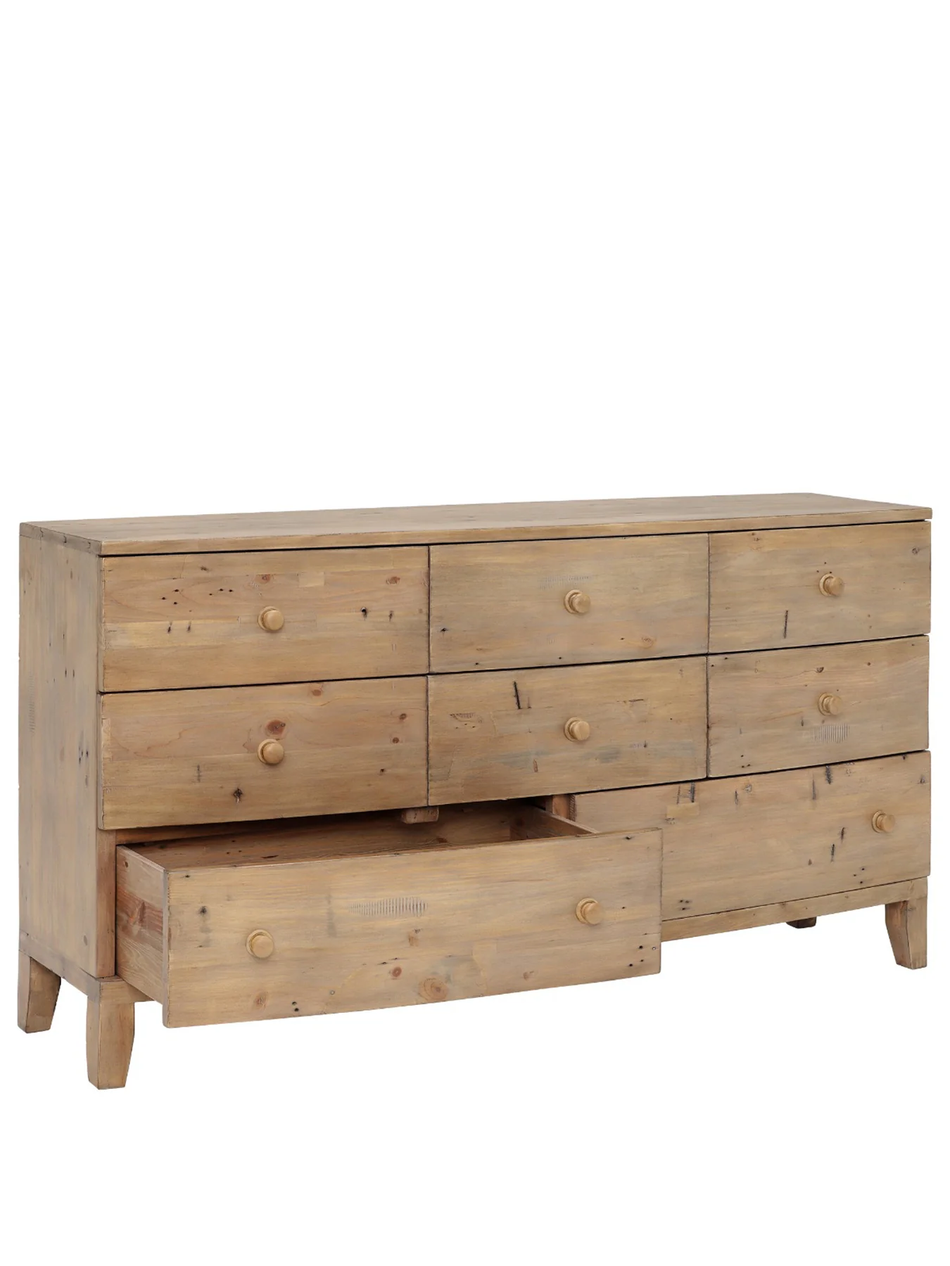 Lewes Reclaimed Wood 8 Drawer Dresser - Image 4