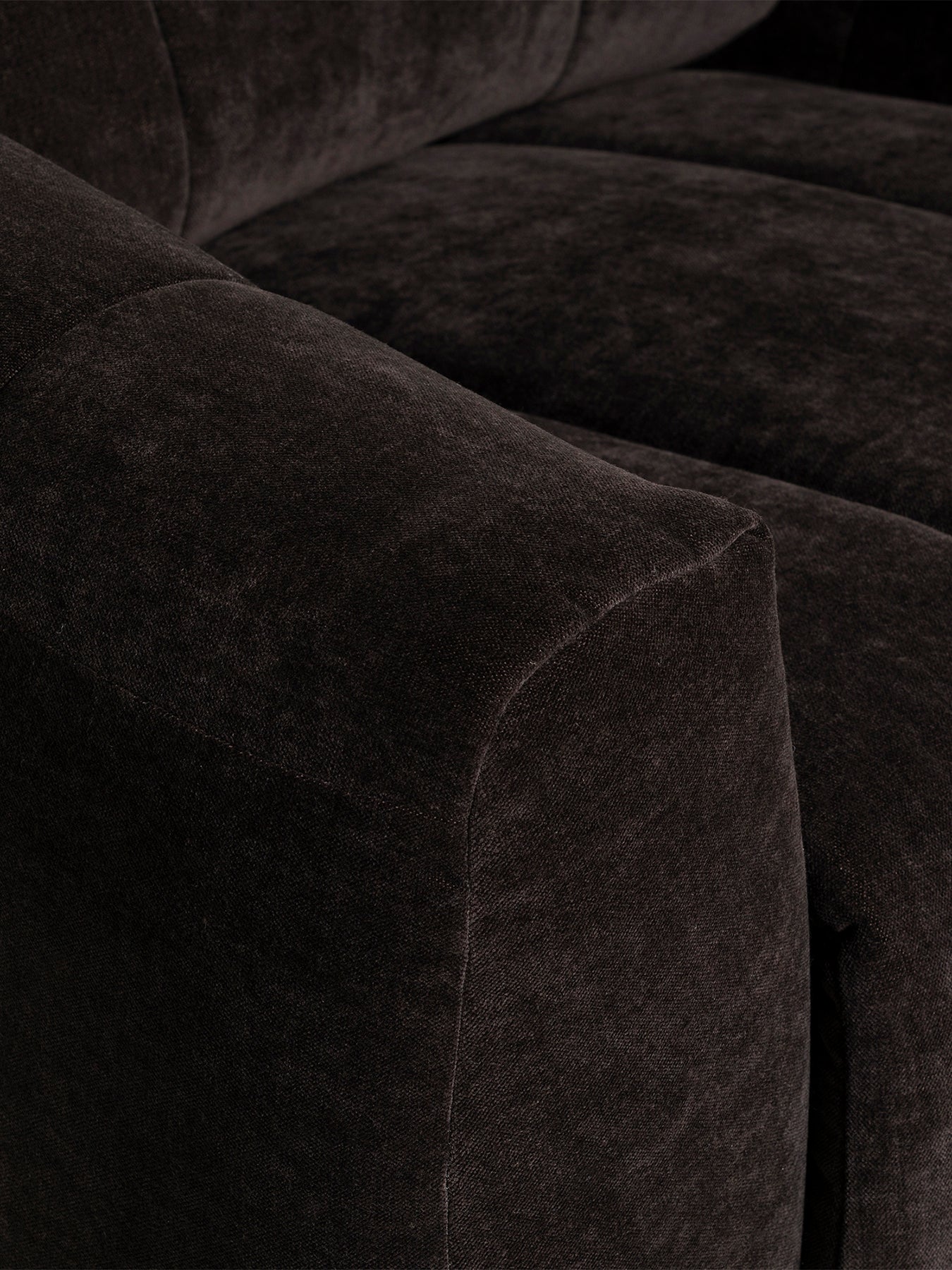Montgomery Brown Fabric Recliner Armchair - Image 4