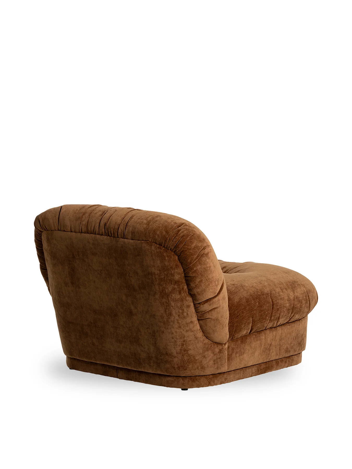 Nicolo Brown Fabric Armchair - Image 3