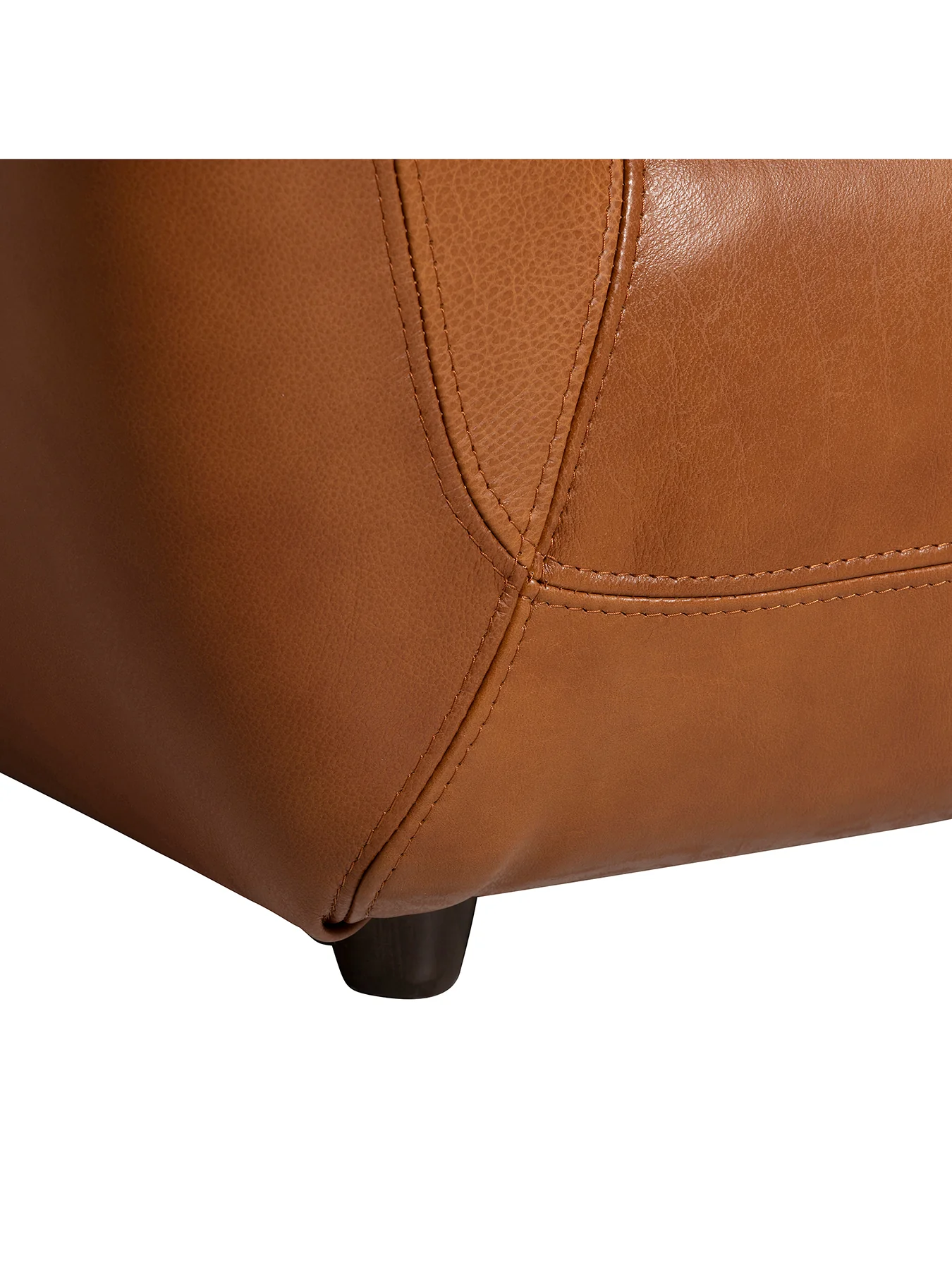 Pelle 2.5 Seater Sofa Brown - Image 3