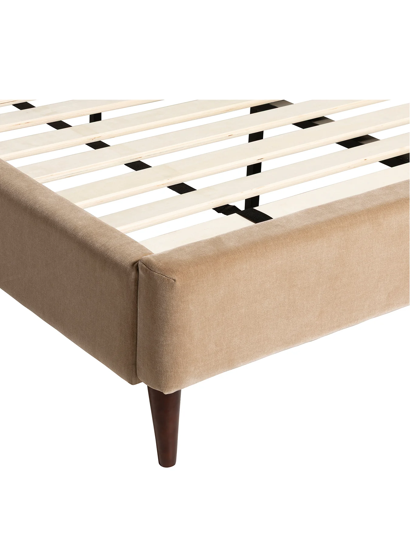 Reyes Light Brown Super King Bed Frame - Image 3