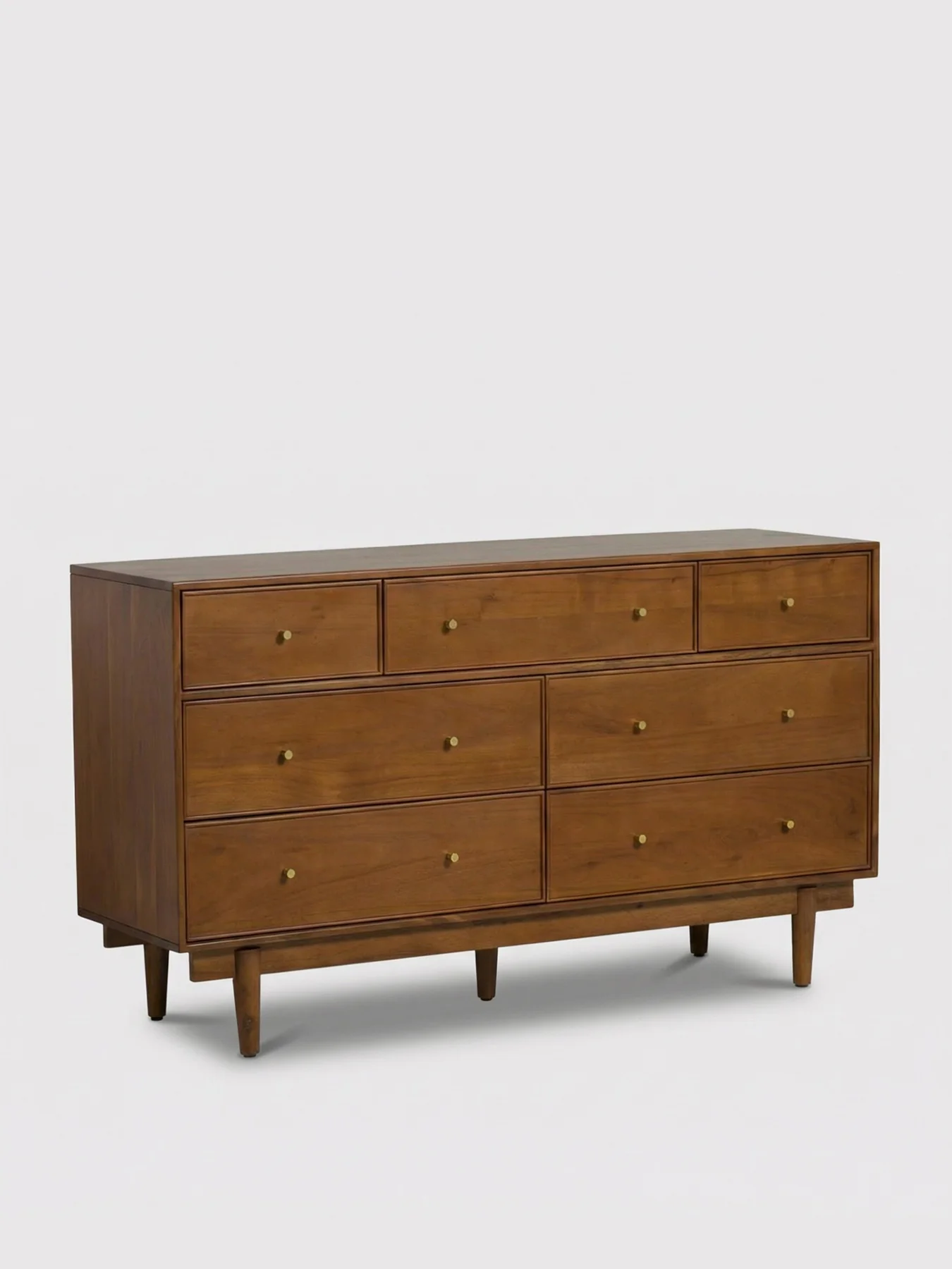 Sendai Wooden 7 Drawer Dresser - Image 3