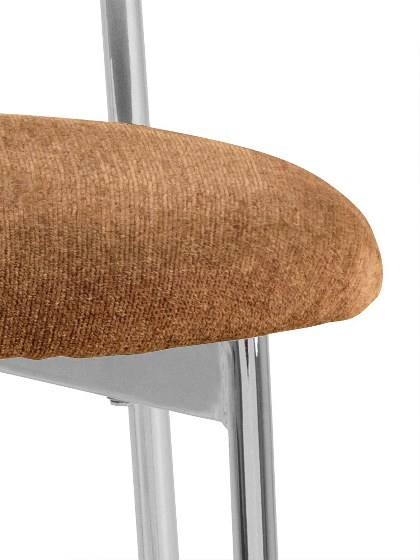 Tansley Brown Fabric Dining Chair - Image 4