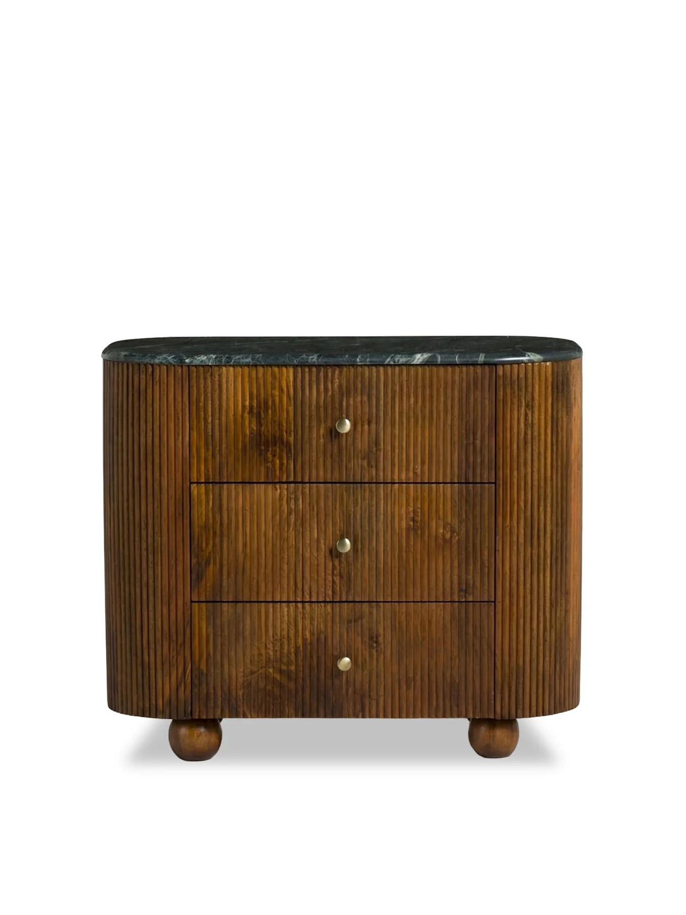 Tigris Mango Wood Chest with Marble Top