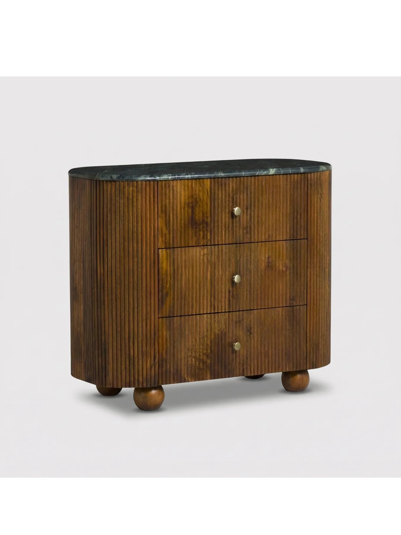 Tigris Mango Wood Chest with Marble Top - Image 2