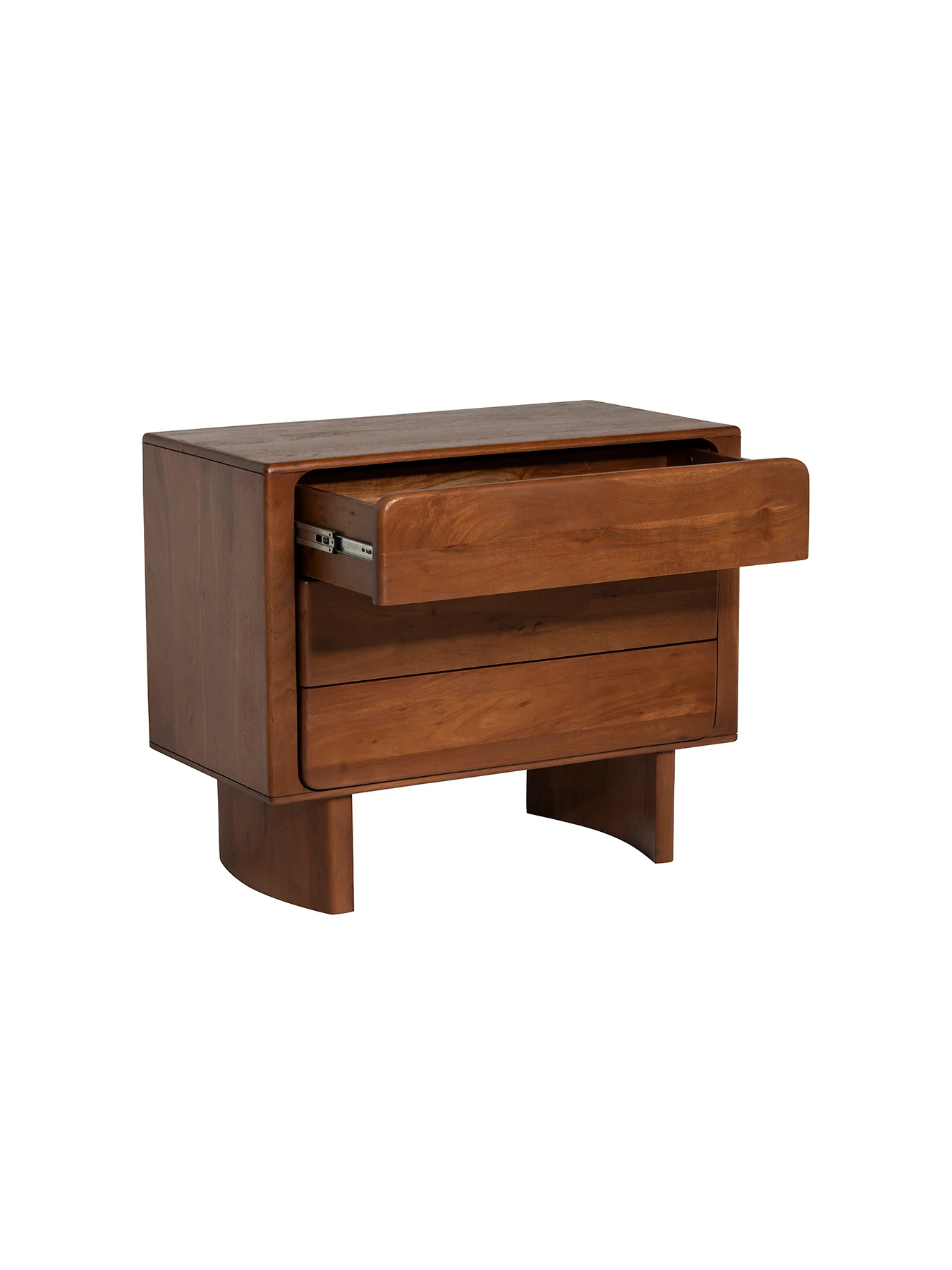 Zerina Walnut 3 Drawer Chest - Image 2
