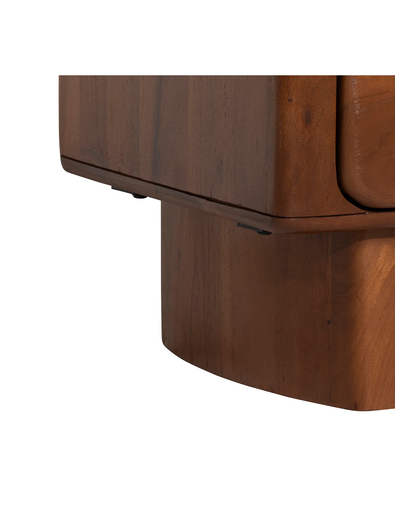 Zerina Walnut Wooden Bedside Table - Image 4