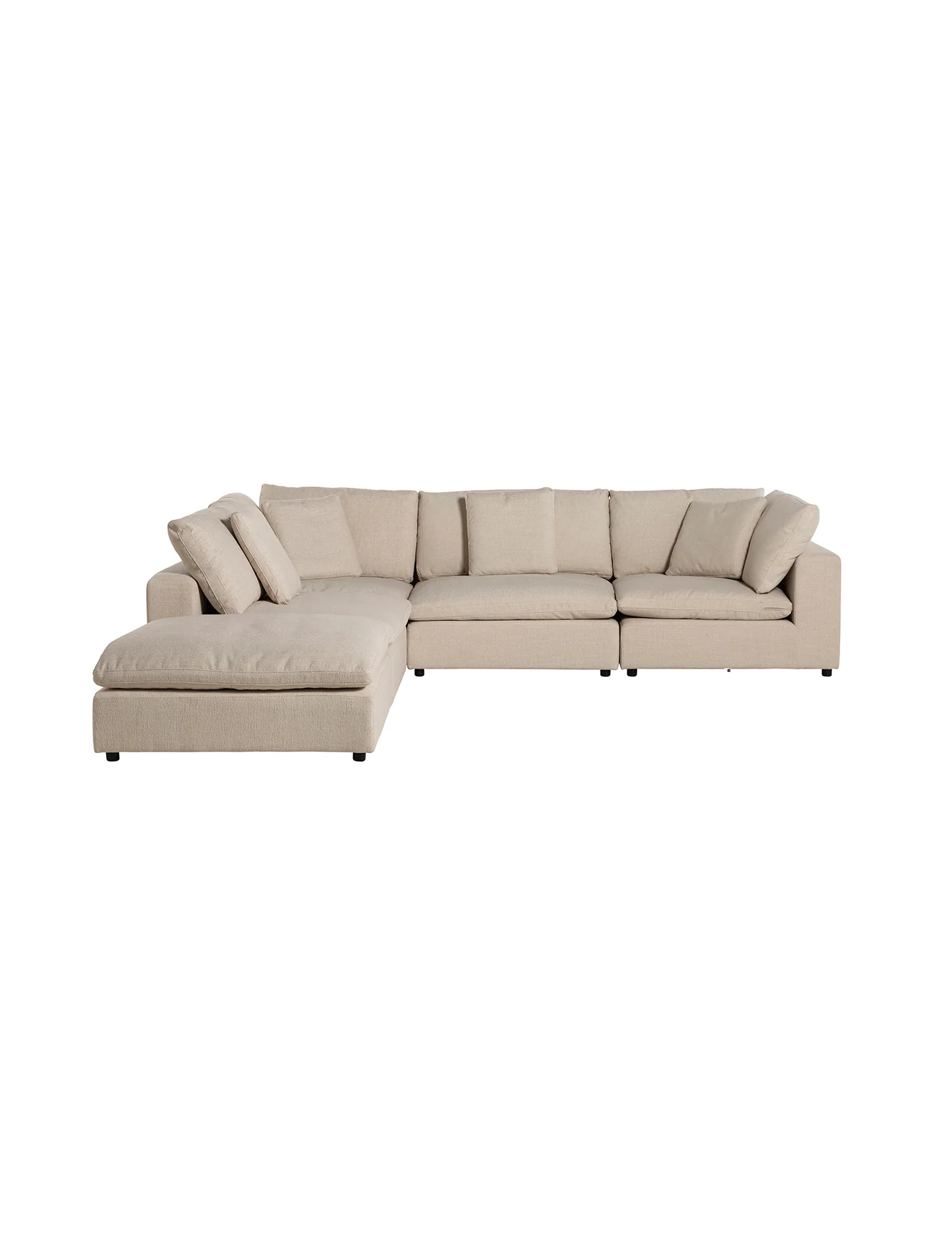 Solace Modular Corner Sofa Cream - Image 3