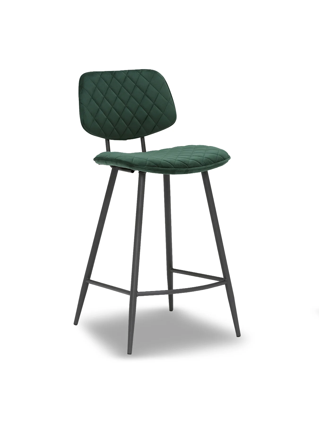 Archer Green Velvet Counter Stool