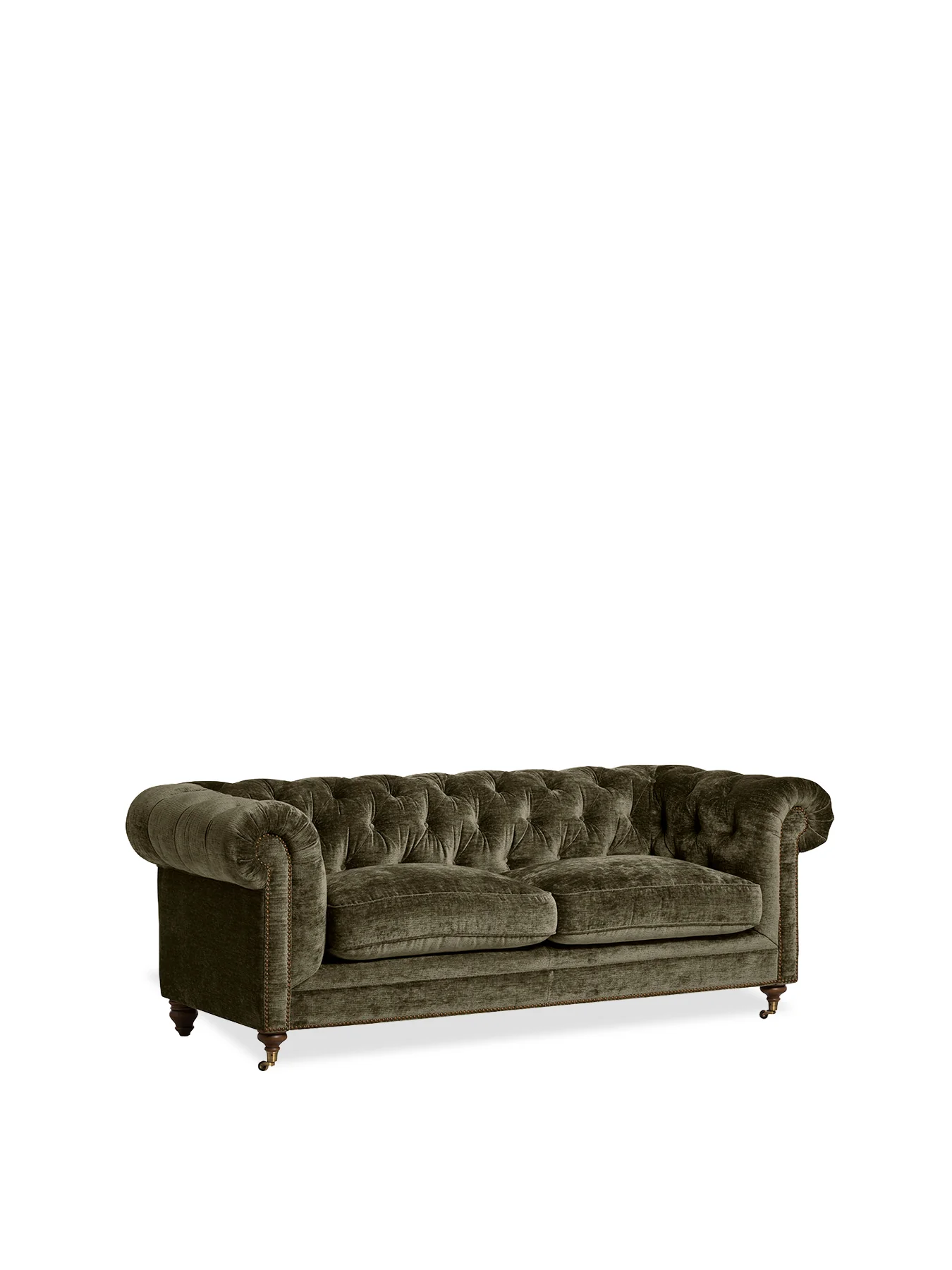Highgrove Green Chenille 3 Seater Sofa