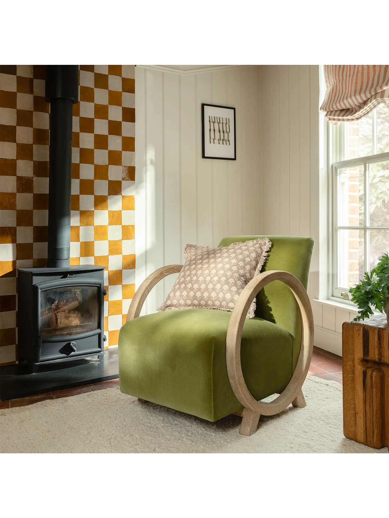 Kerris Accent Chair Green - Image 2