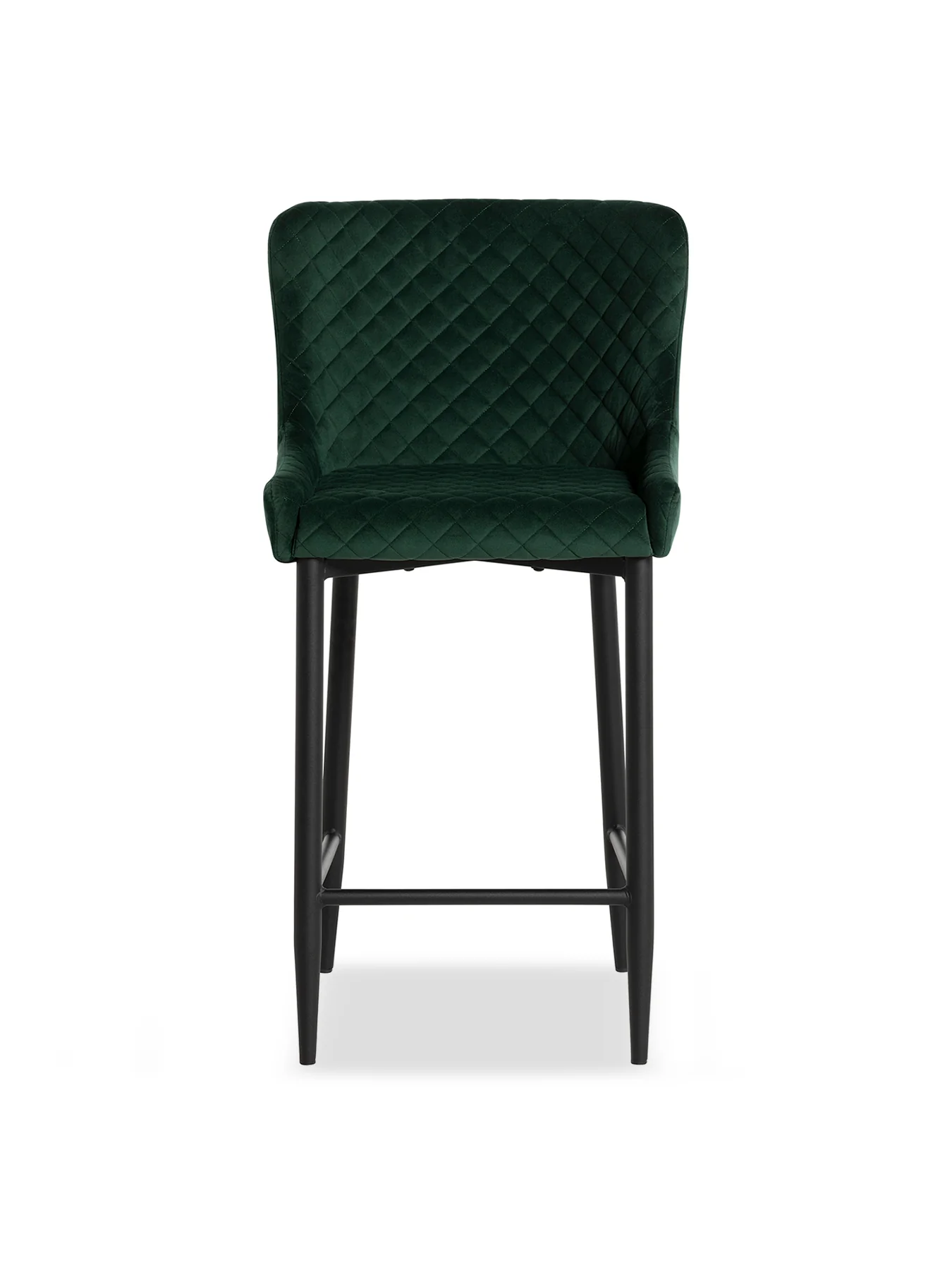 Rivington Velvet Counter Stool Green - Image 2