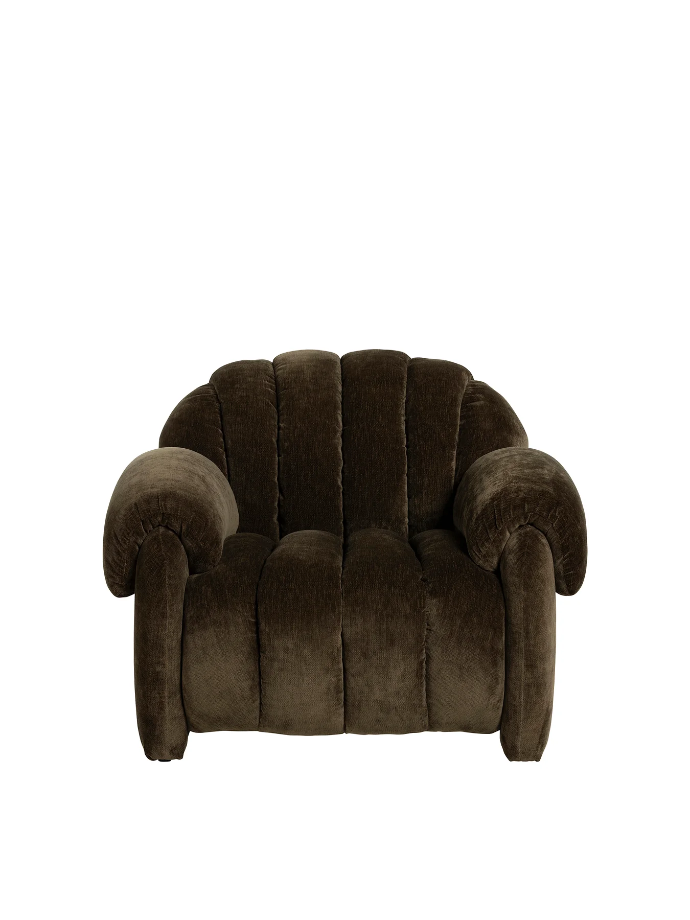 Segovia Green Fabric Armchair - Image 2