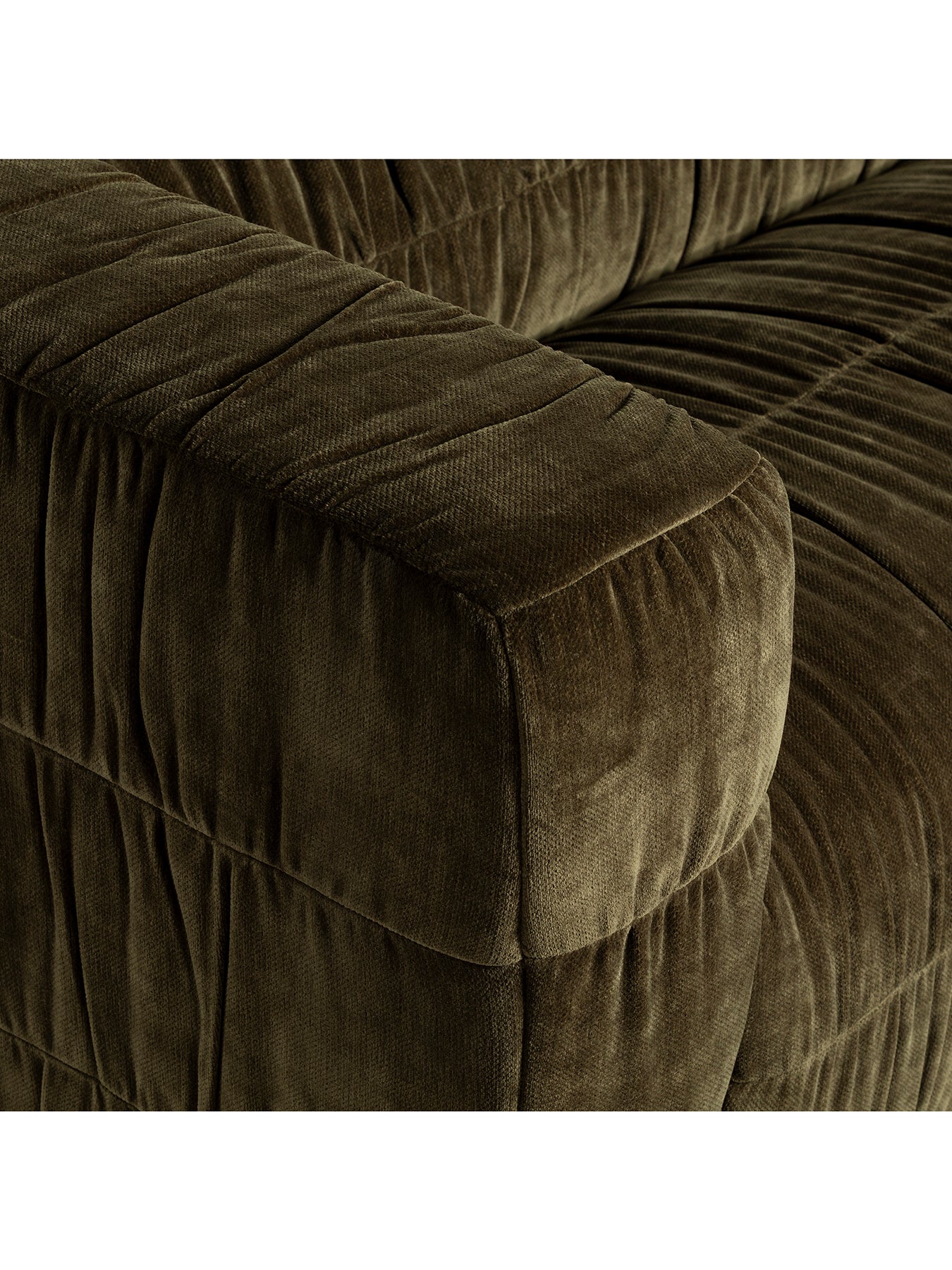 Vercelli 3 Seater Sofa Green - Image 4