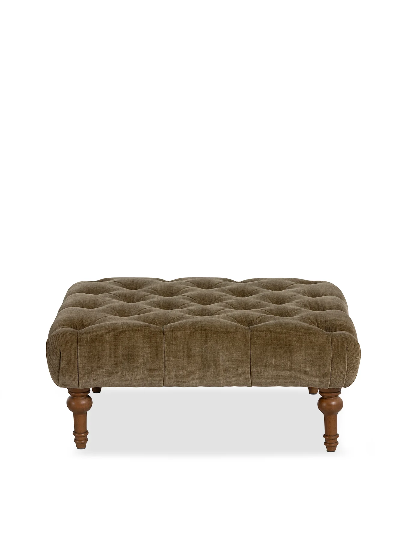 Wharton Fabric Square Footstool - Image 2