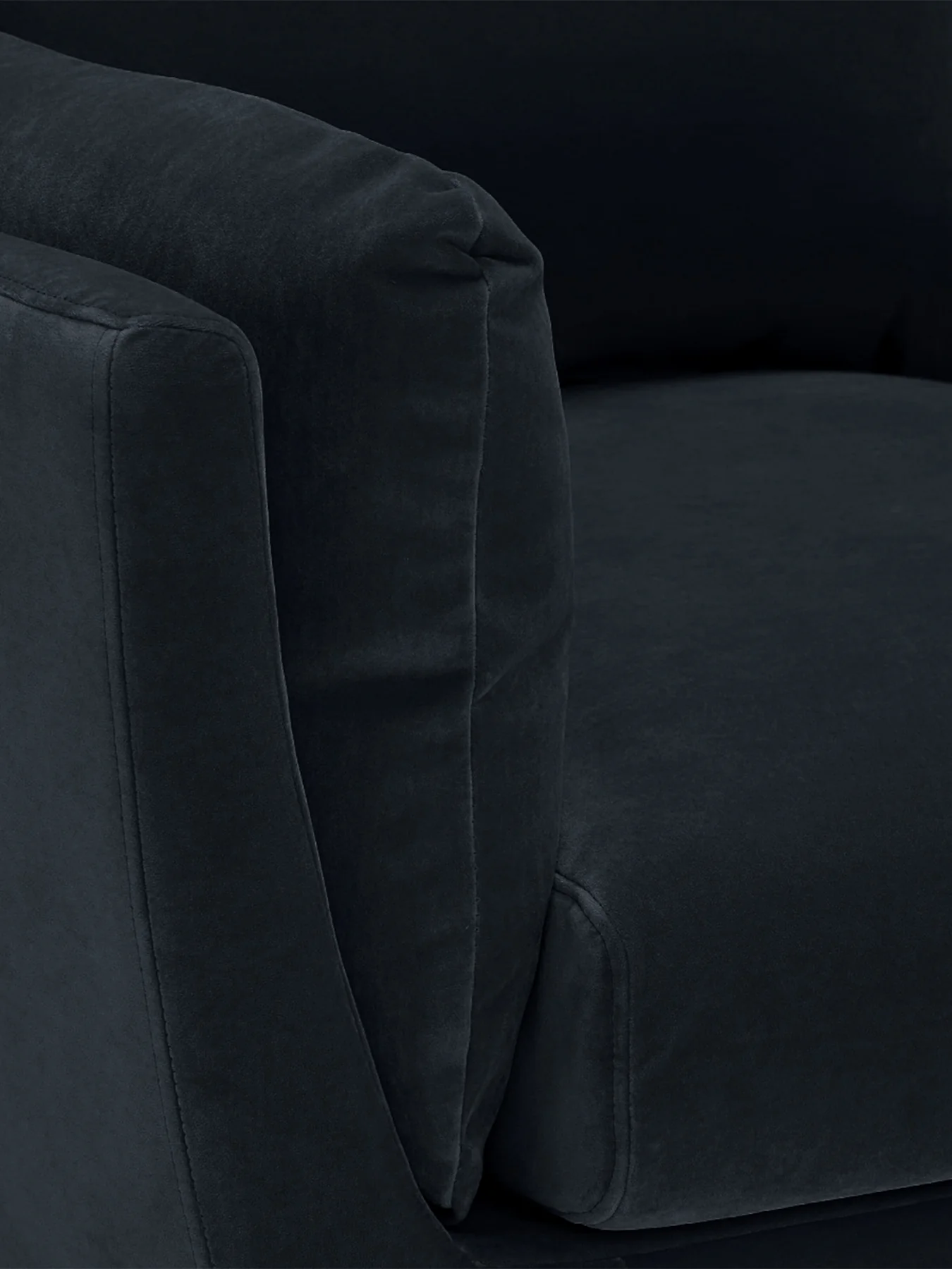 Boone Velvet 2 Seater Sofa - Image 4