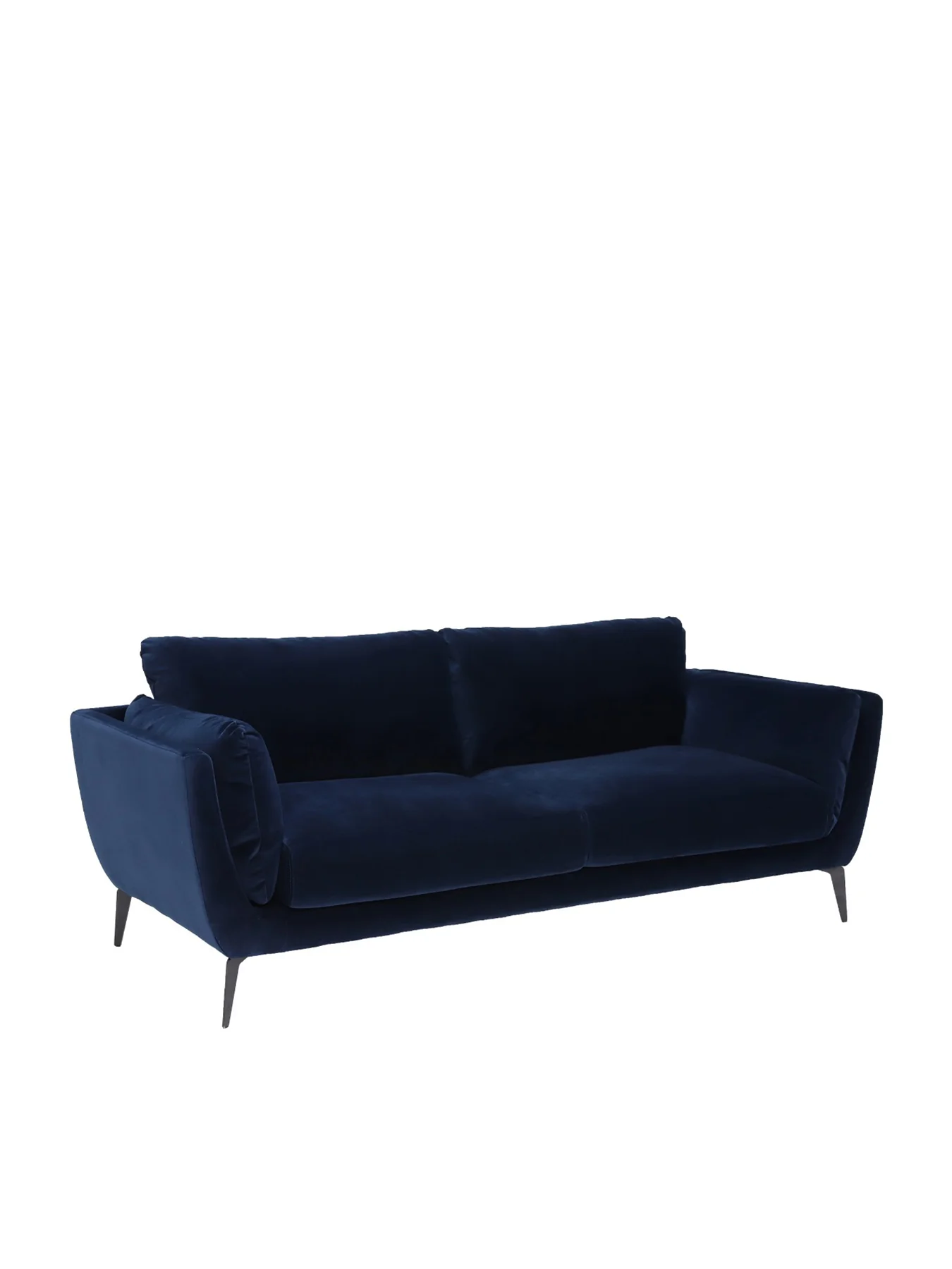 Boone Velvet 3 Seater Sofa - Image 8