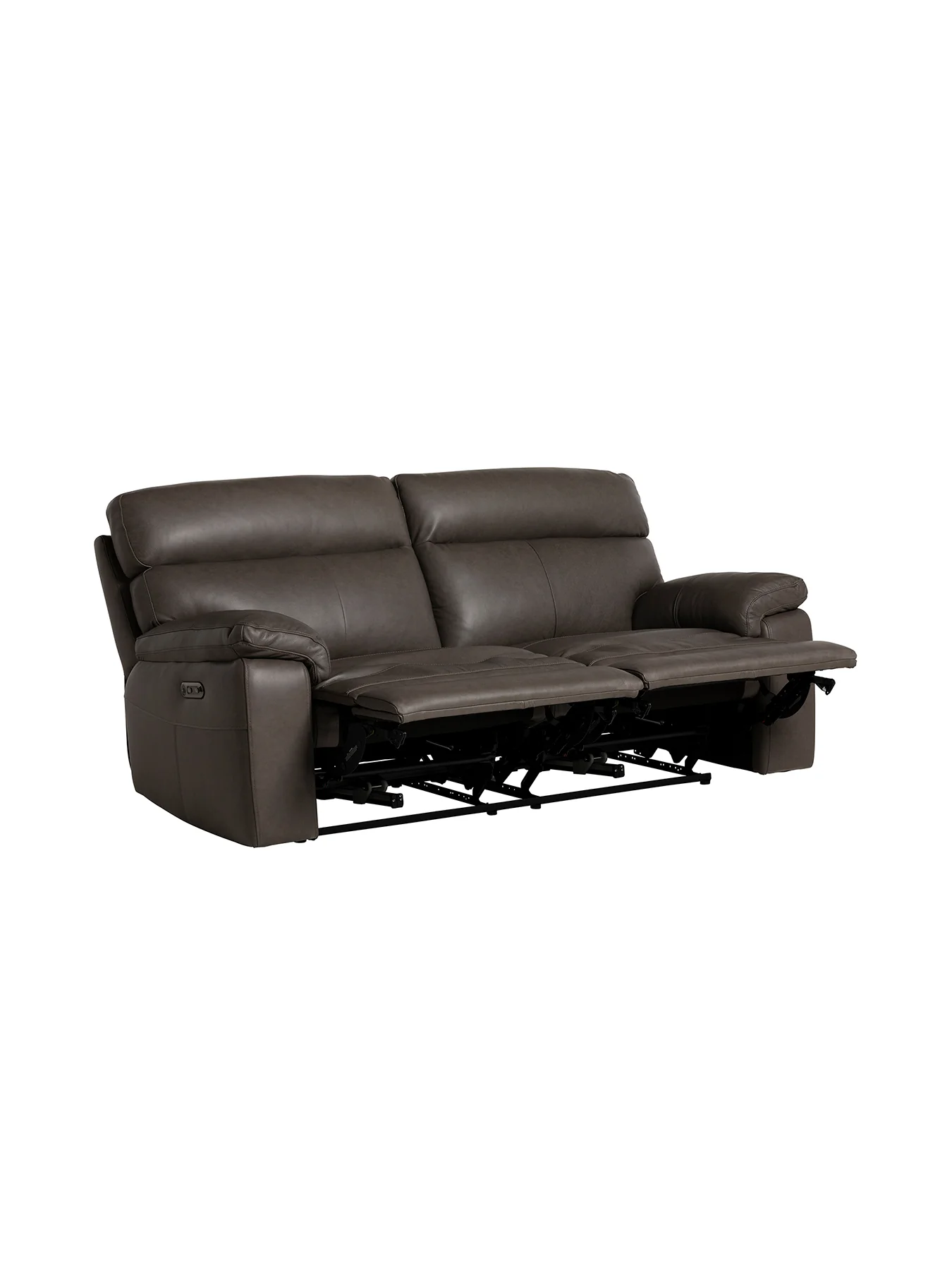 Clark Leather Recliner 3 Seater Sofa - Image 2