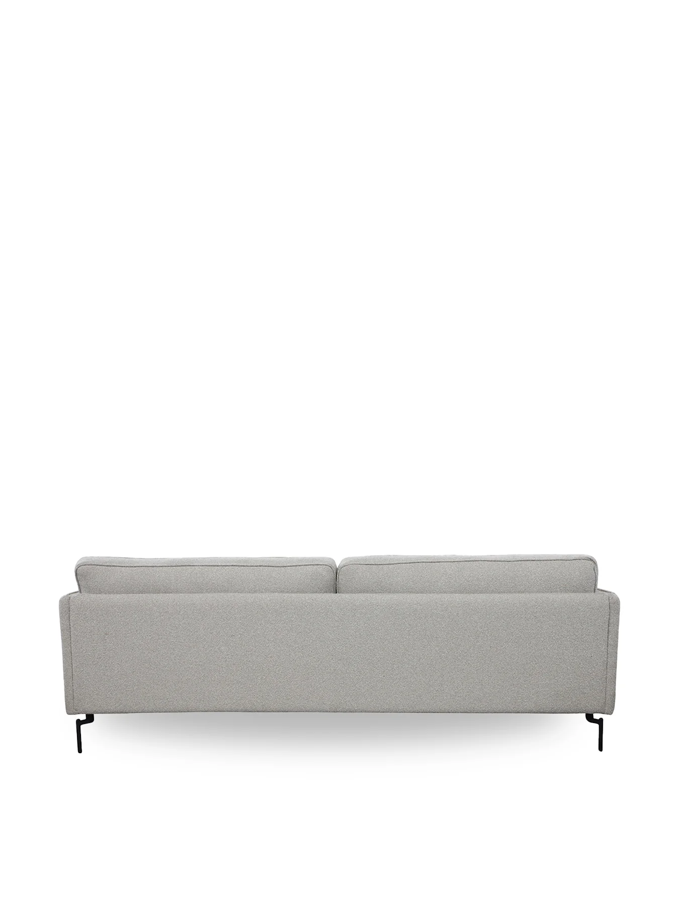 Juneau Grey Fabric Three Seater Sofa - Image 3