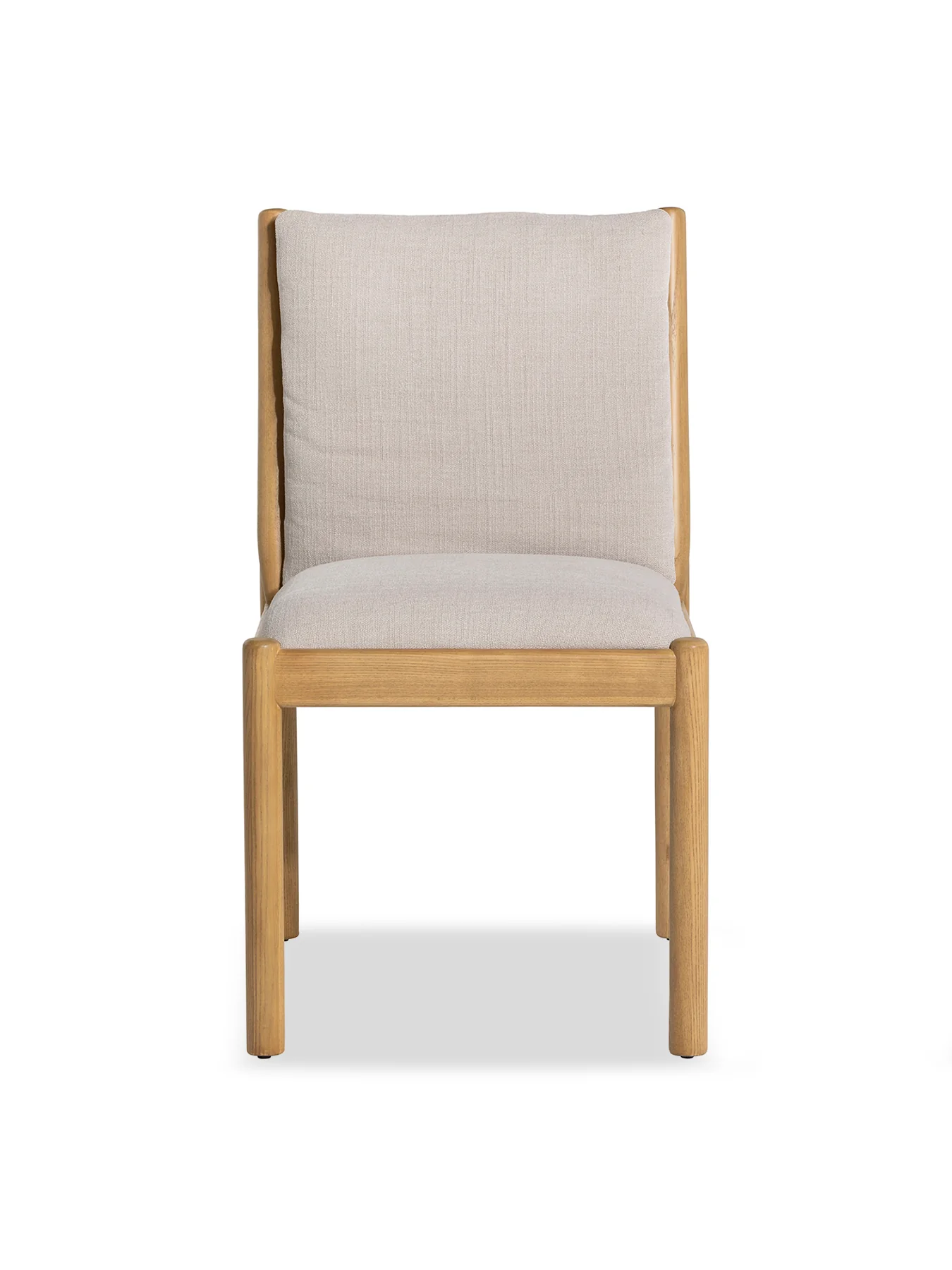 Mirna Light Grey Fabric Dining Chair - Image 2