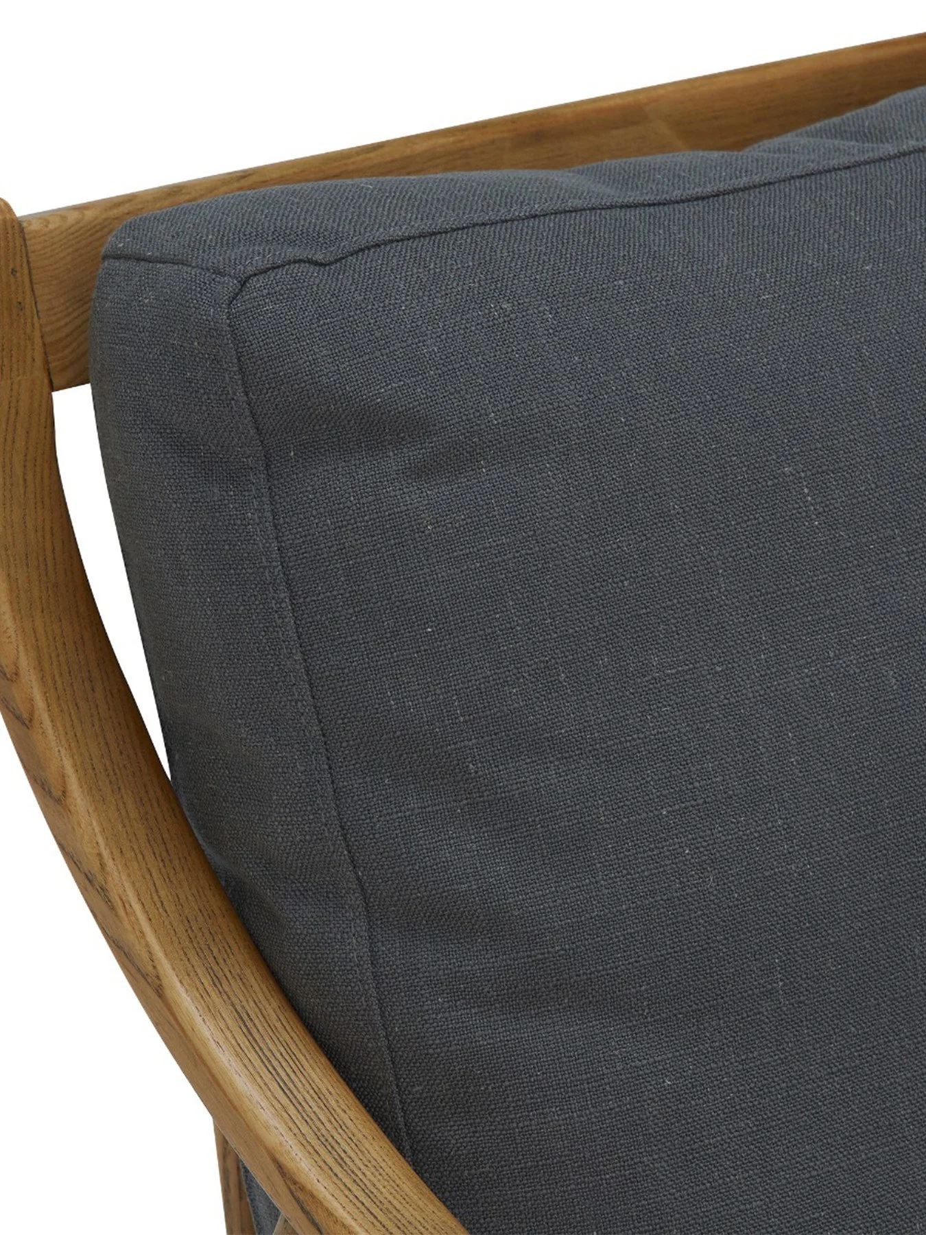 Runa Upholstered Armchair Grey - Image 6