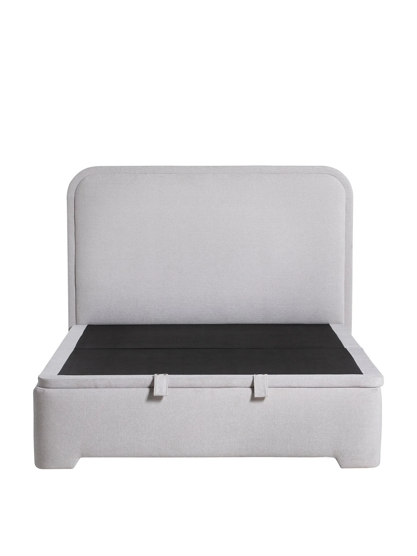 Tilbury Fabric Super King Ottoman Bed Frame Grey - Image 4