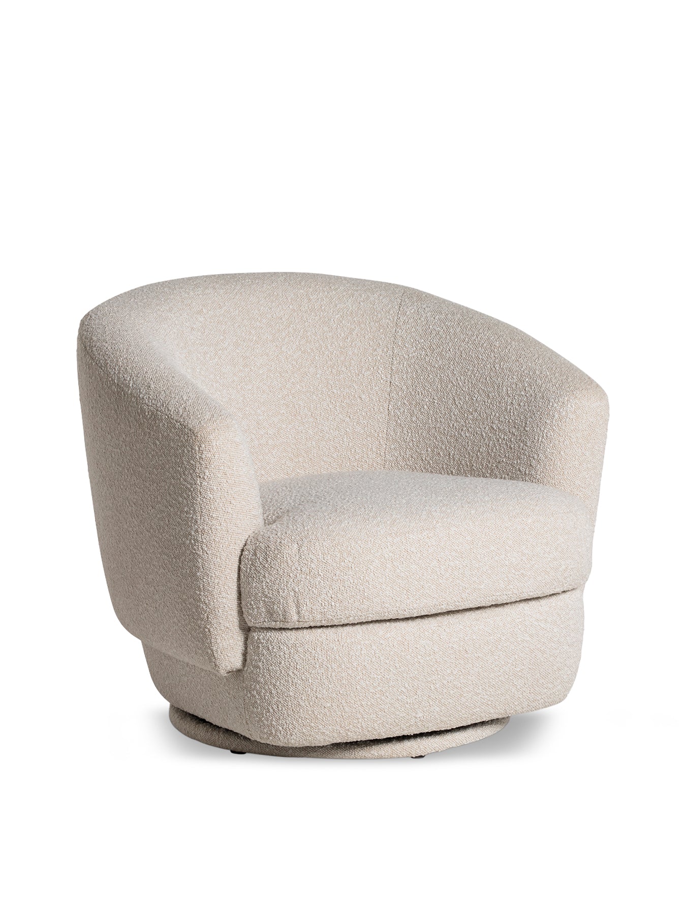 Arman Boucle Swivel Armchair