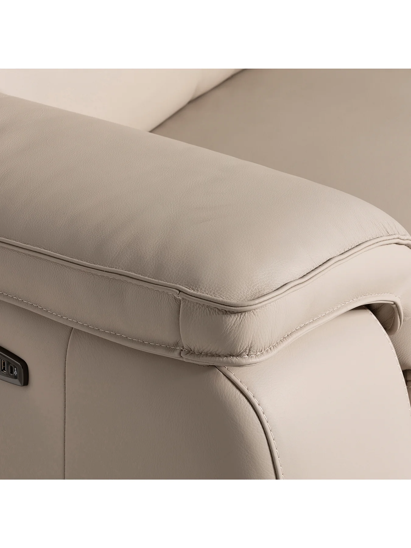 Arno 2.5 Seater Sofa Neutral - Image 3