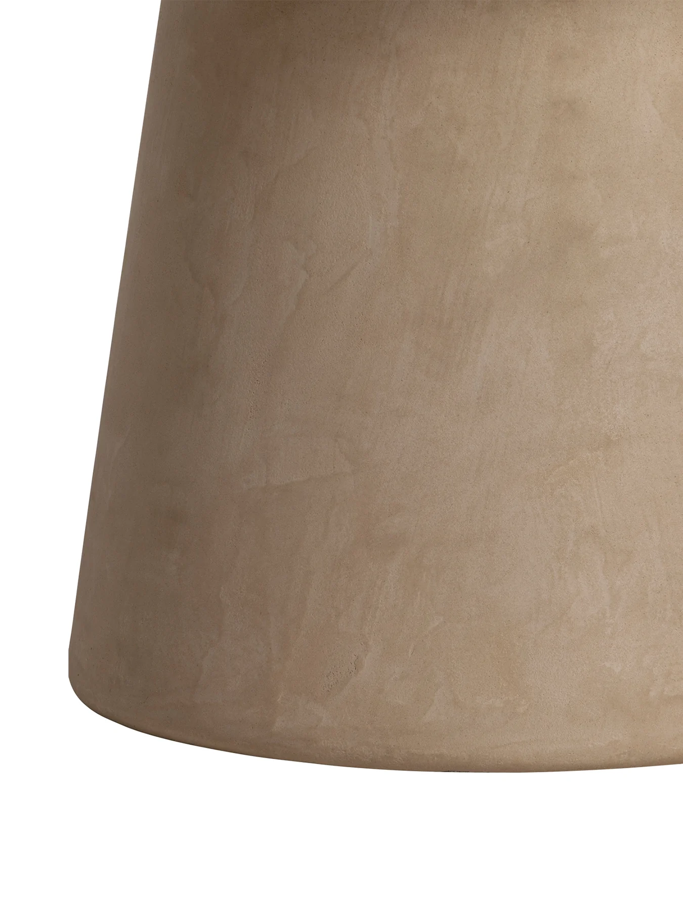 Capella Faux Stone Oval Coffee Table Neutral - Image 3
