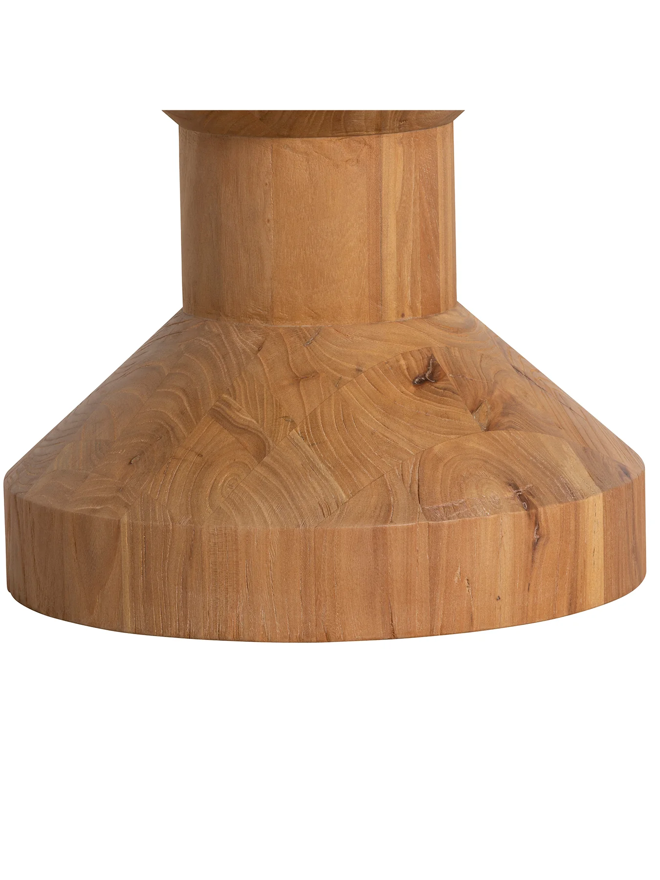 Carver Elm Wood Coffee Table 35cm - Image 3