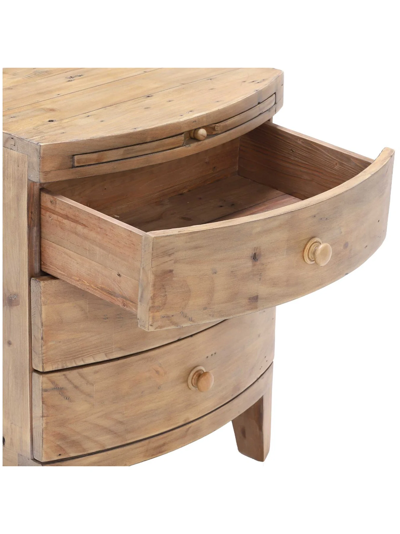 Lewes Bedside Cabinet Neutral - Image 4