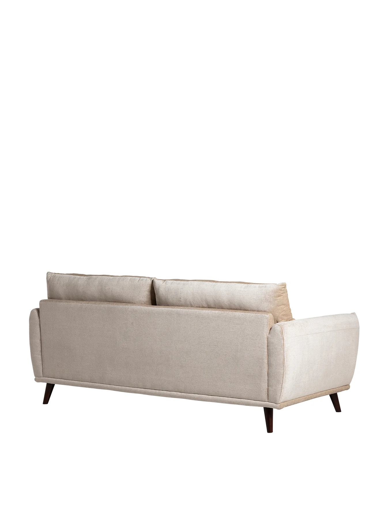 Mallory Neutral Fabric 2.5 Seater Sofa - Image 3