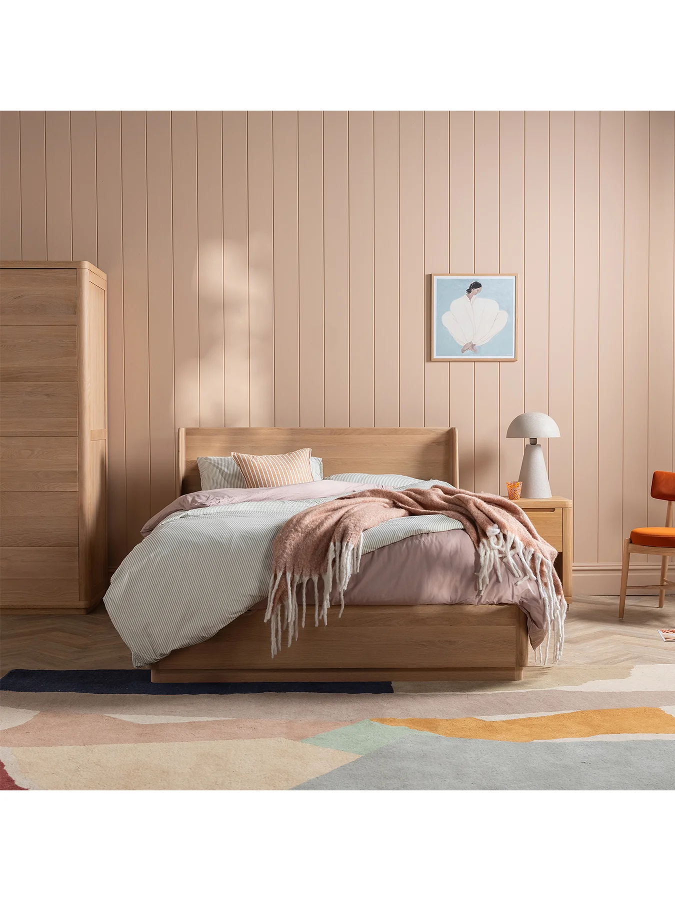 Olav Wooden 2 Door Wardrobe - Image 2