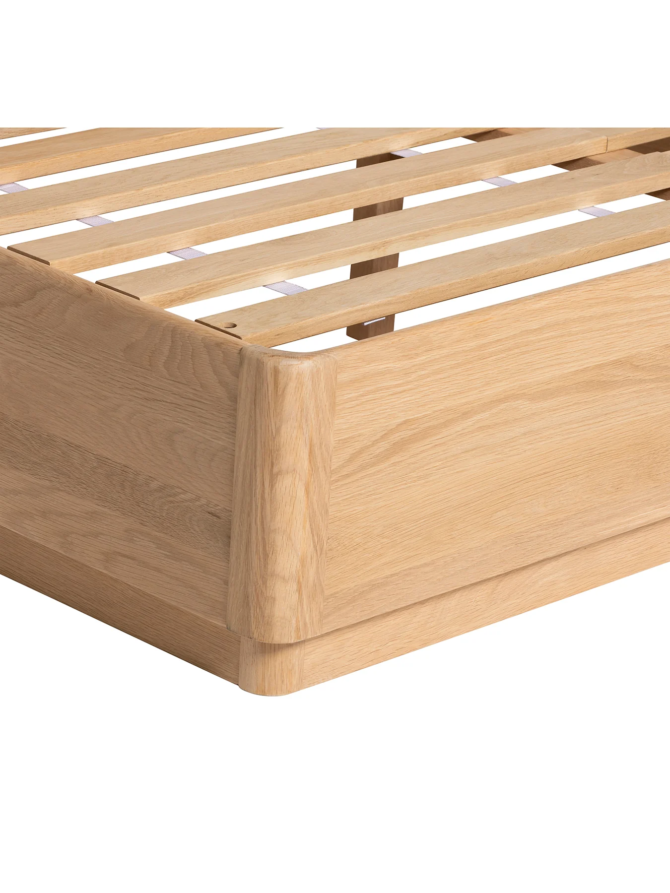 Olav Solid Oak King Bed Frame - Image 4
