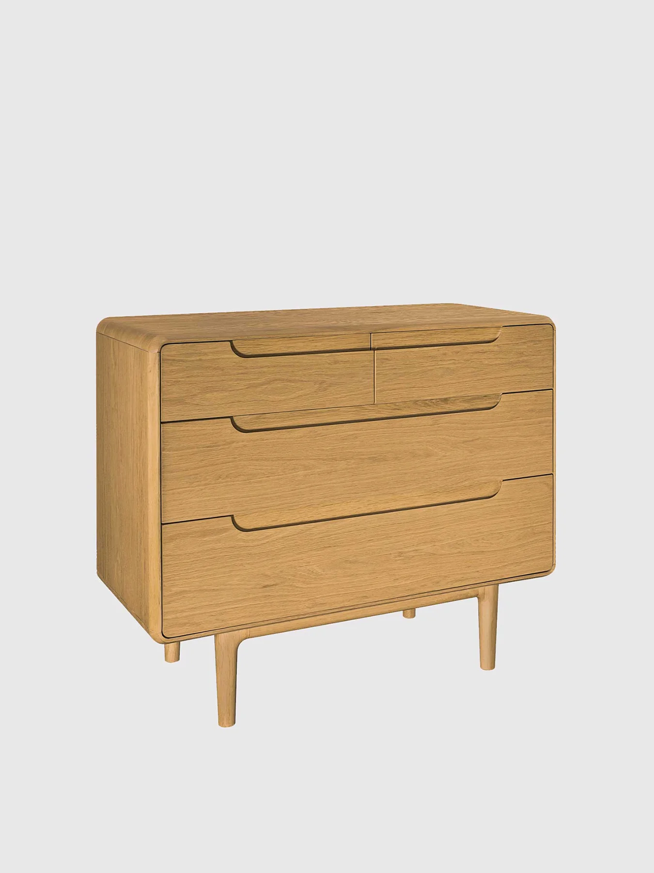 Winchester Solid Oak 4 Drawer Chest - Image 2