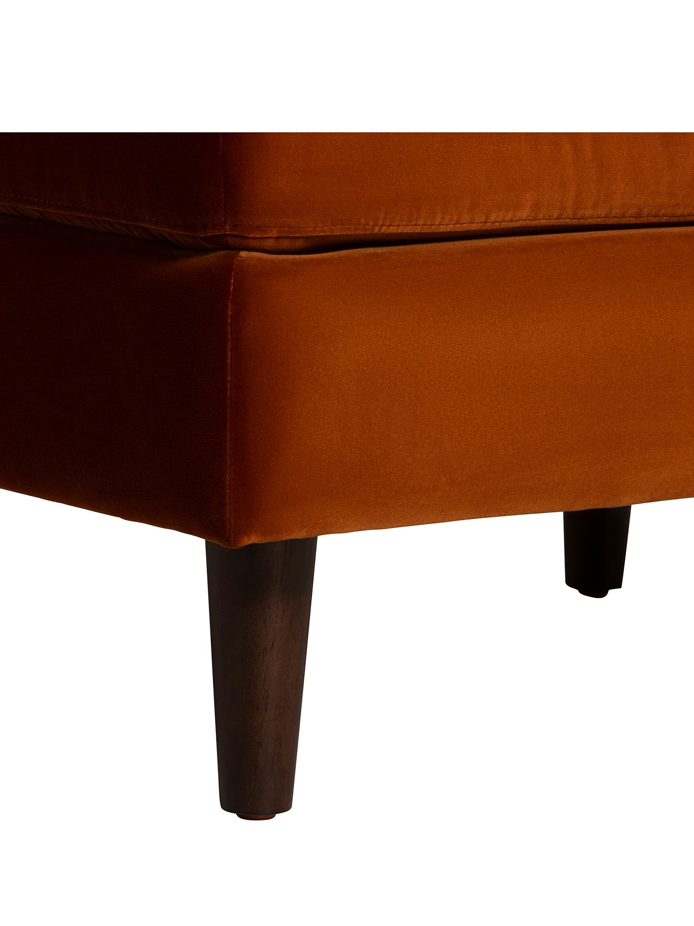 Hemingway Velvet Footstool - Image 4