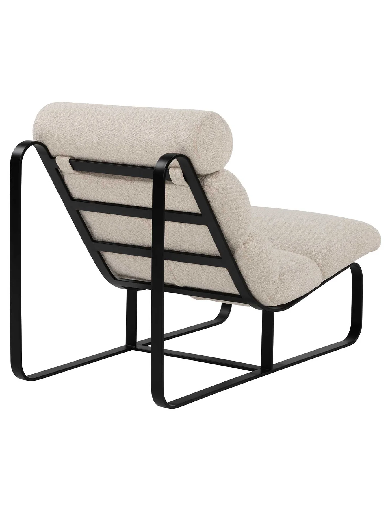 Lucien Cream Fabric Accent Chair - Image 3