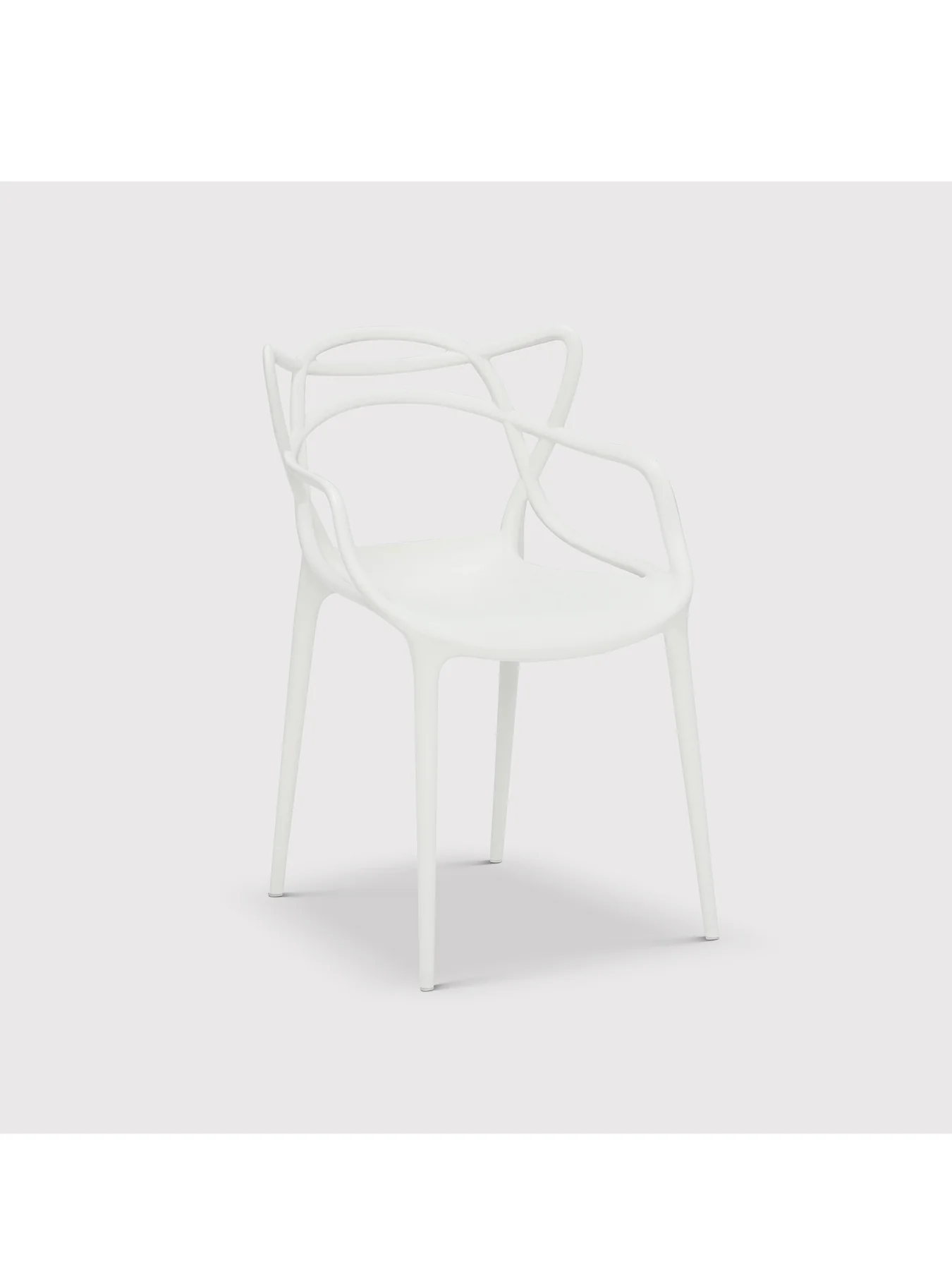 Masters Sculpted Dining Chair White - Image 2